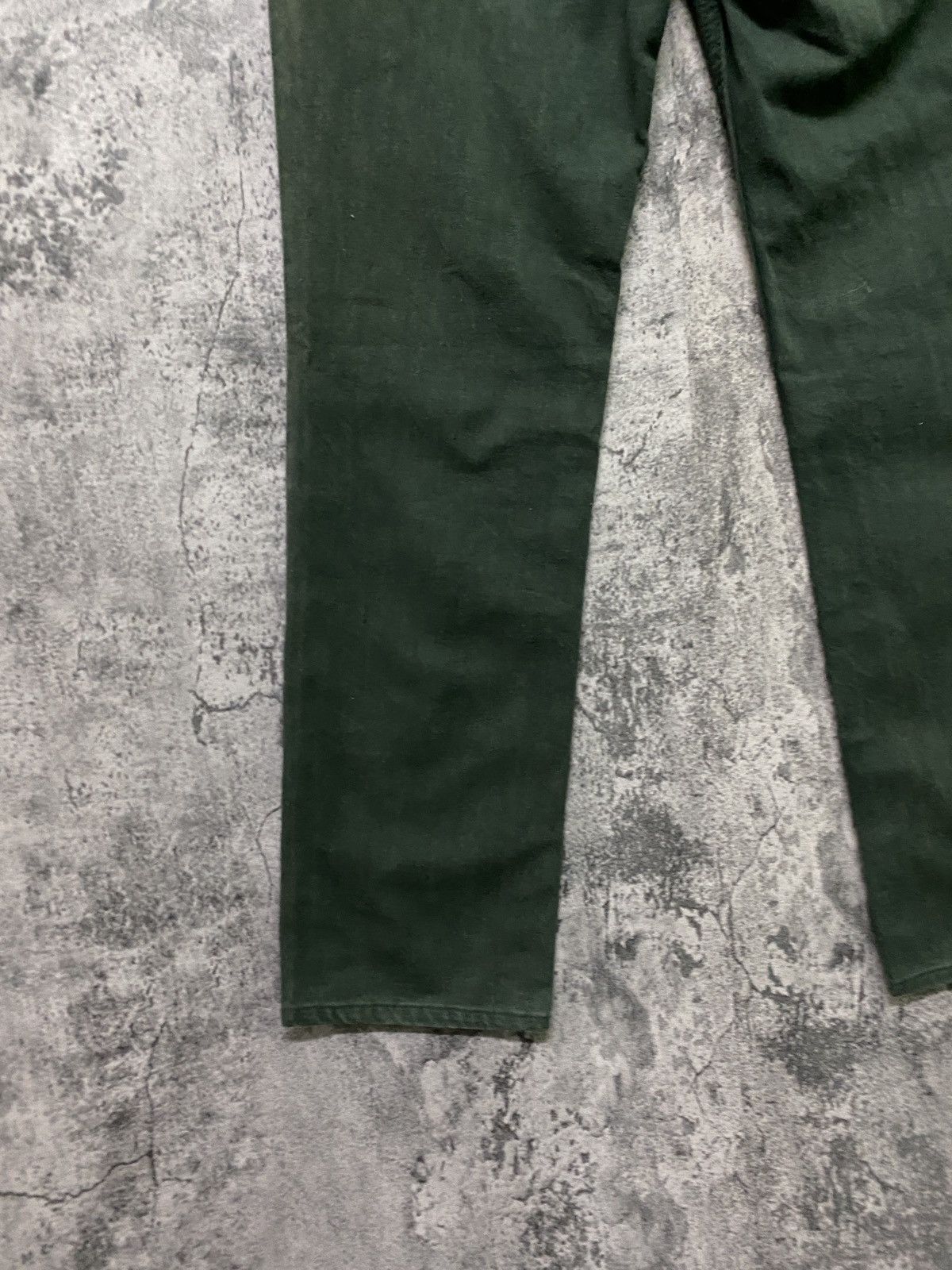 Levi's × Vintage Vintage 90s Levi's 501 Green Faded Jeans Size US 27 - 13 Thumbnail