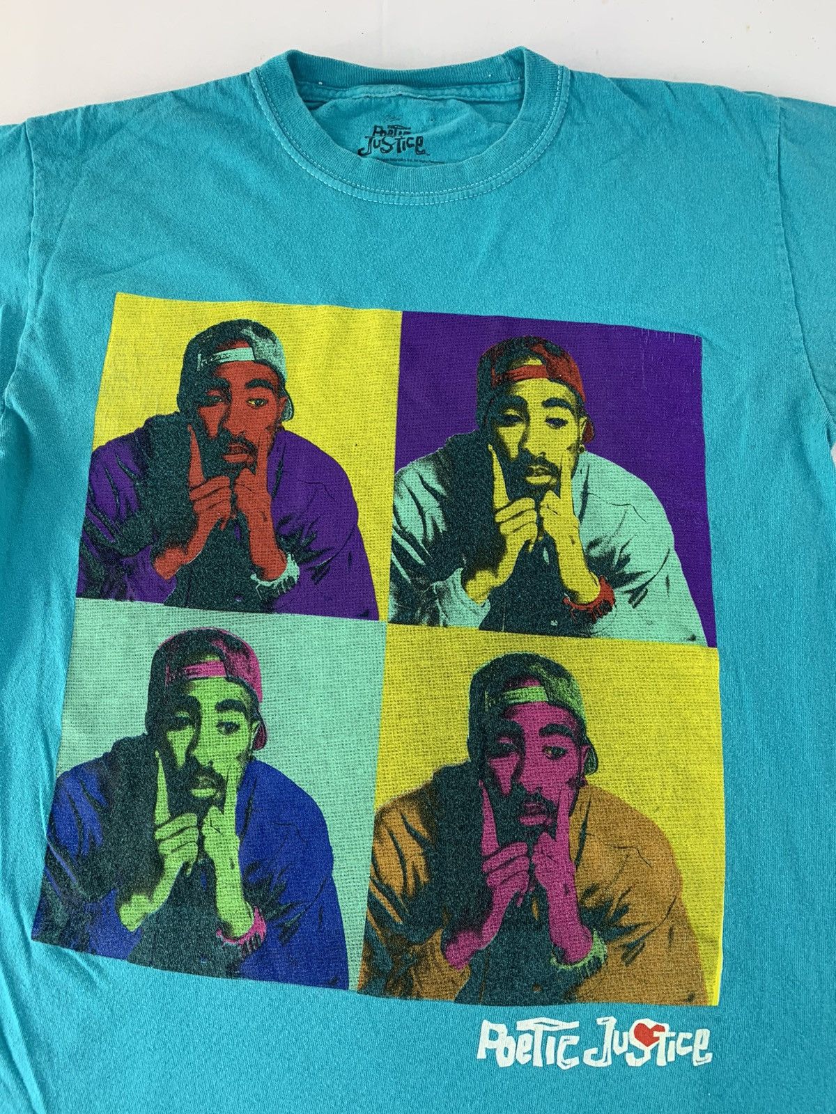 Rap Tees Tupac Amaru Shakur 2pac Rapper Box Colourfull Screen Printed Size US S / EU 44-46 / 1 - 3 Thumbnail