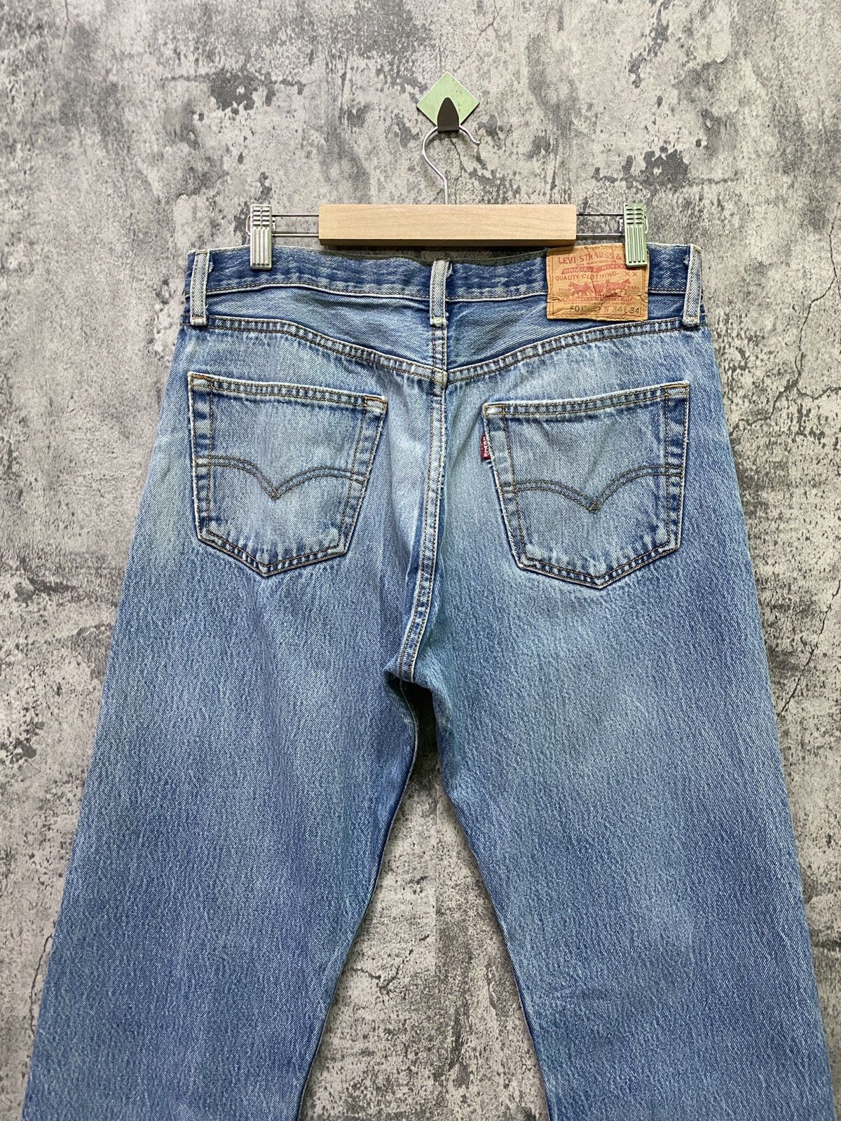 Levi's Vintage LEVIS 501 Stone Wash Distressed Denim - L 73 Size US 32 / EU 48 - 13 Thumbnail