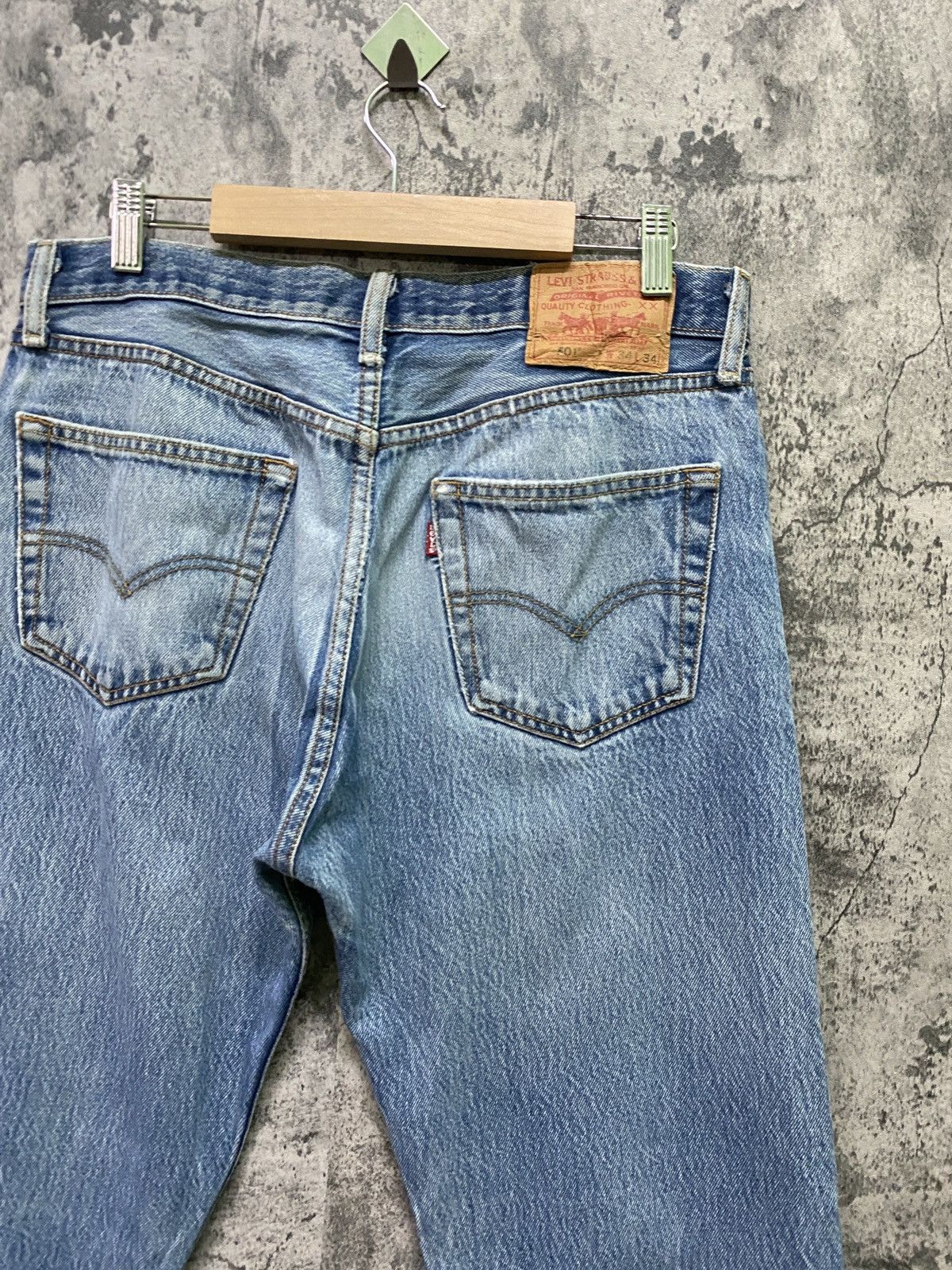 Levi's Vintage LEVIS 501 Stone Wash Distressed Denim - L 73 Size US 32 / EU 48 - 15 Thumbnail