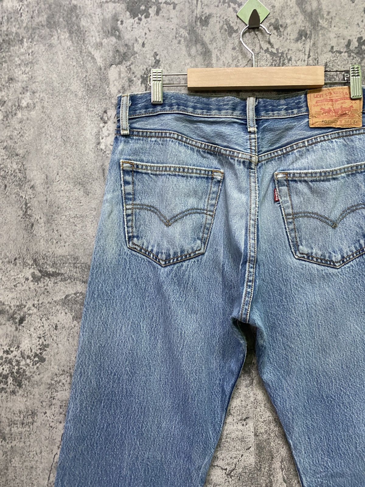 Levi's Vintage LEVIS 501 Stone Wash Distressed Denim - L 73 Size US 32 / EU 48 - 14 Thumbnail