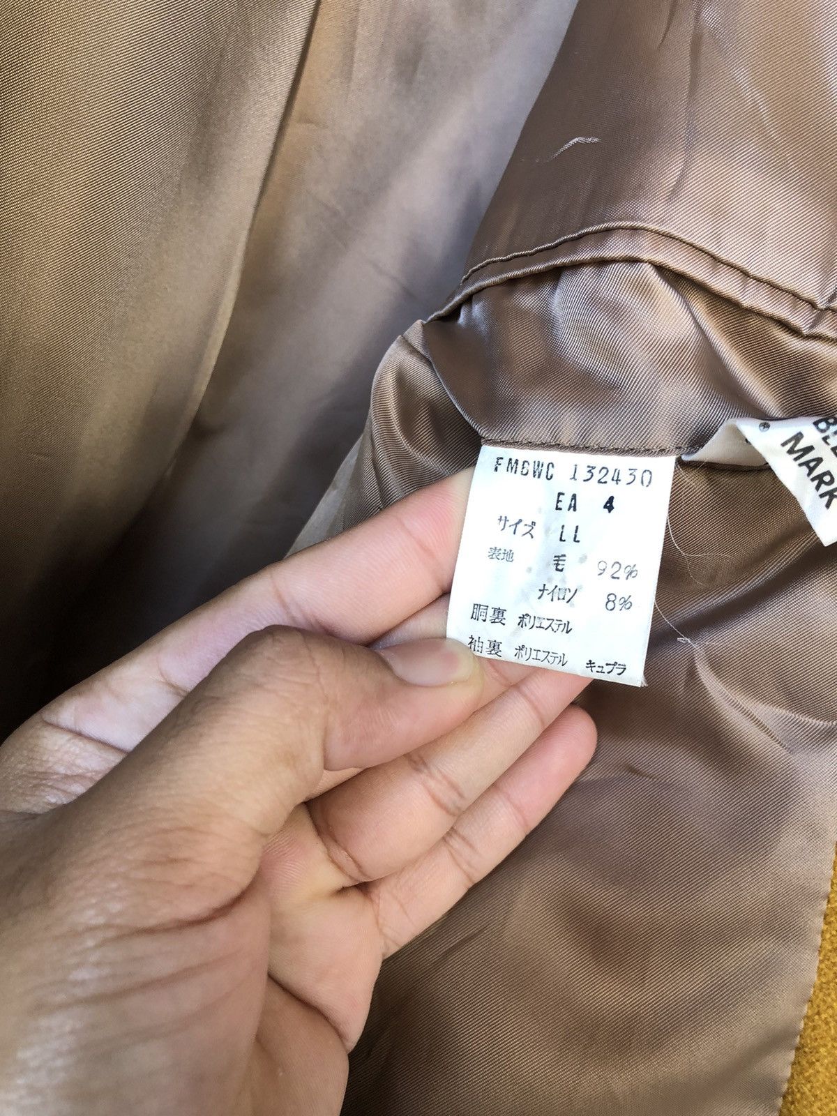 Moschino Rare❗️Moschino Mustard Wool Double Breasted Blazer Jacket Size US XL / EU 56 / 4 - 19 Thumbnail