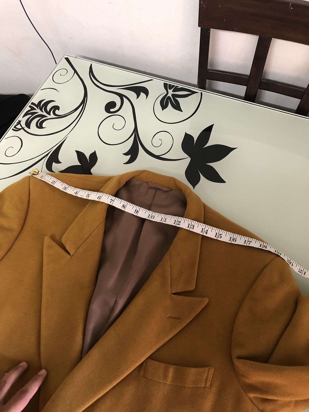 Moschino Rare❗️Moschino Mustard Wool Double Breasted Blazer Jacket Size US XL / EU 56 / 4 - 22 Thumbnail