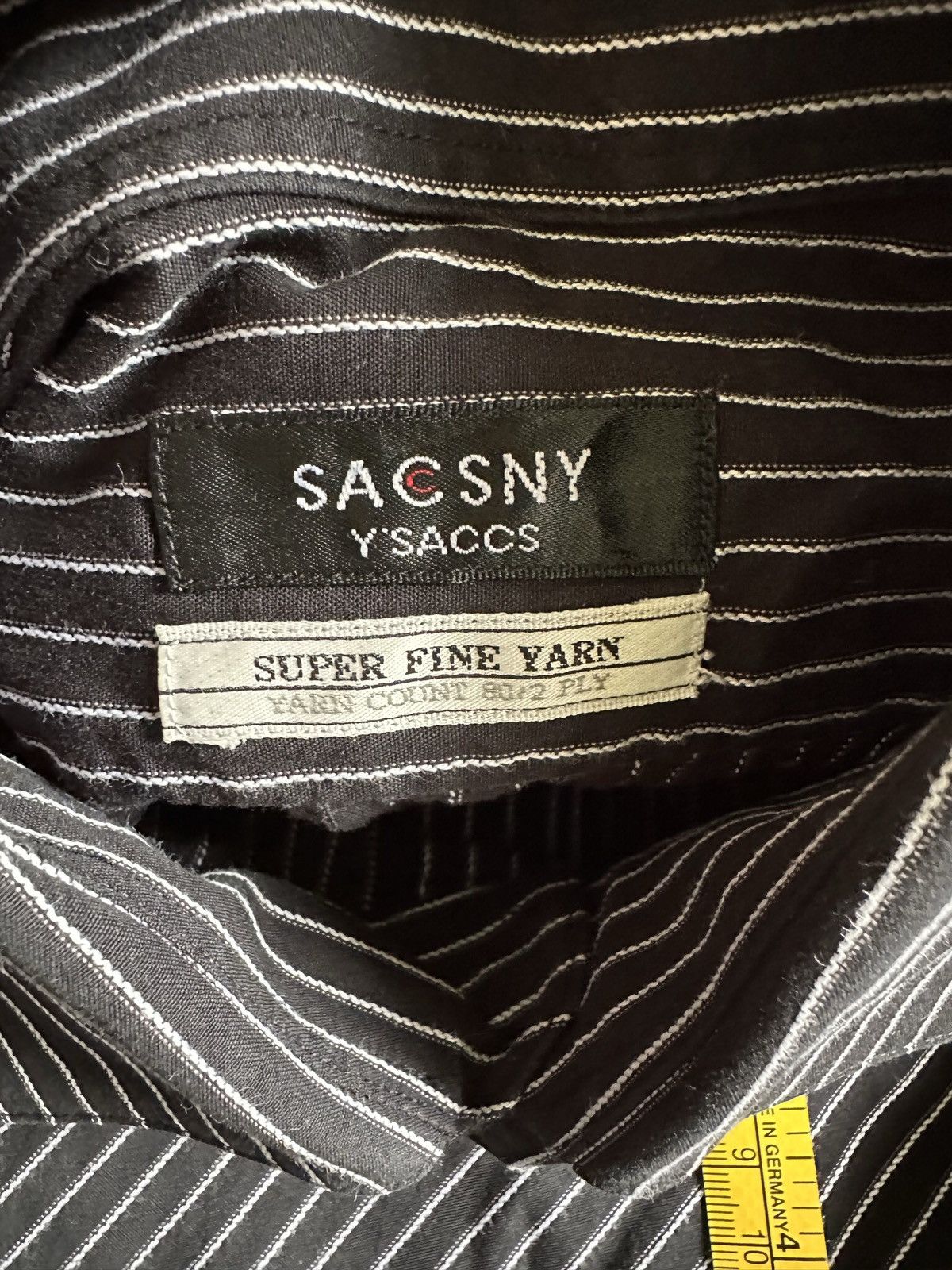 Yohji Yamamoto 90’s Y'sacc by Yohji Yamamoto shirt Size US M / EU 48-50 / 2 - 16 Thumbnail