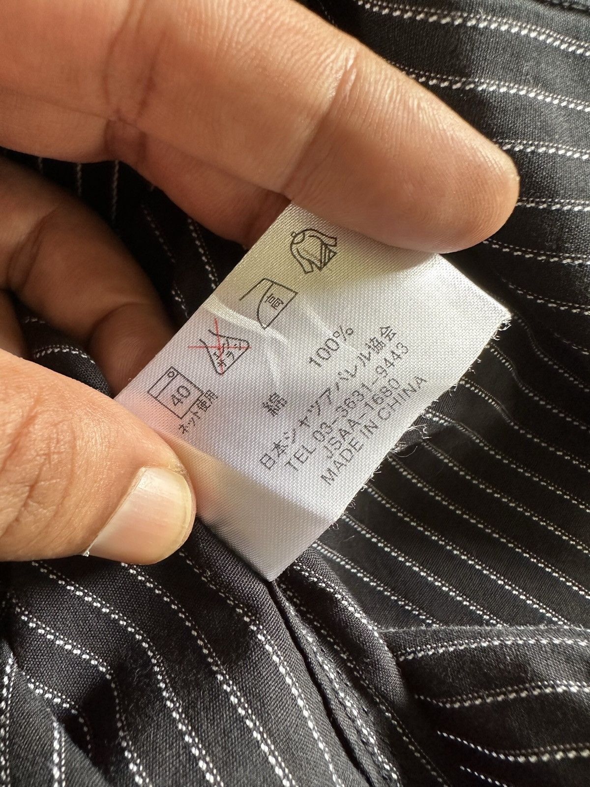 Yohji Yamamoto 90’s Y'sacc by Yohji Yamamoto shirt Size US M / EU 48-50 / 2 - 15 Thumbnail