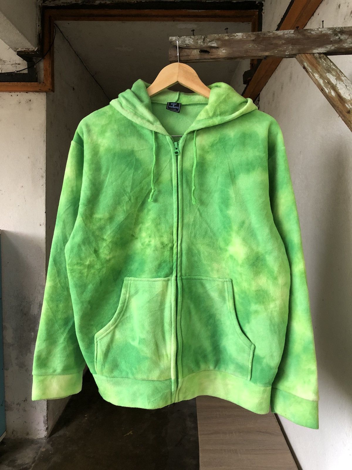 Nice❗️Vintage Surf Sweat Tie Dye Fleece Sweater Hoodie