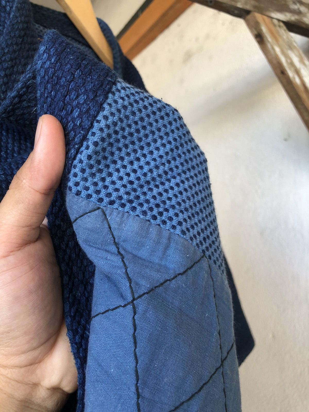 Blue Blue Japan Vintage 80s Sakura Indigo Sahsiko Jacket Amekaji Style Size US M / EU 48-50 / 2 - 19 Thumbnail