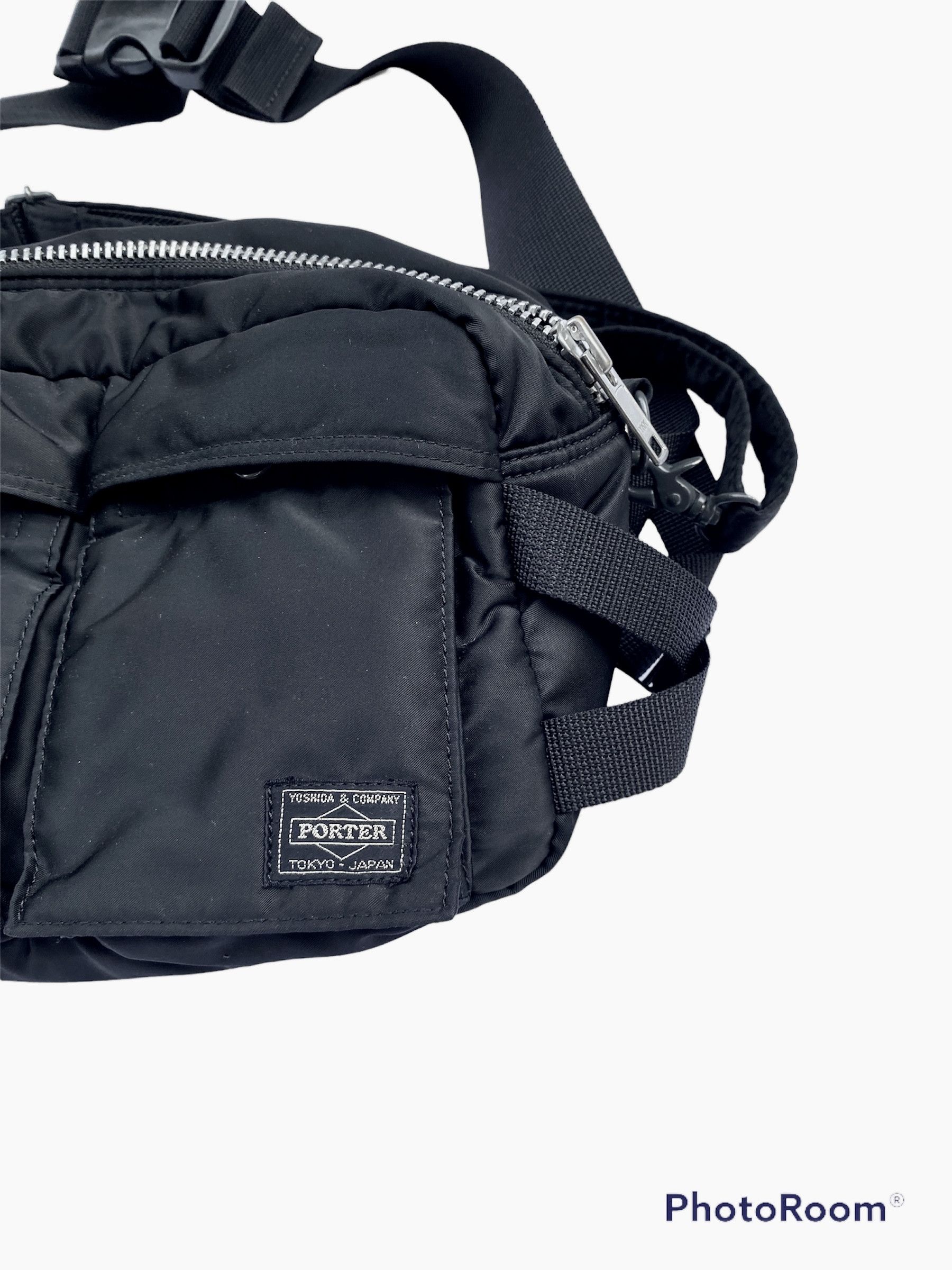 Head Porter Vintage Porter Tanker Black Waistbag Made in Japan Size ONE SIZE - 3 Thumbnail