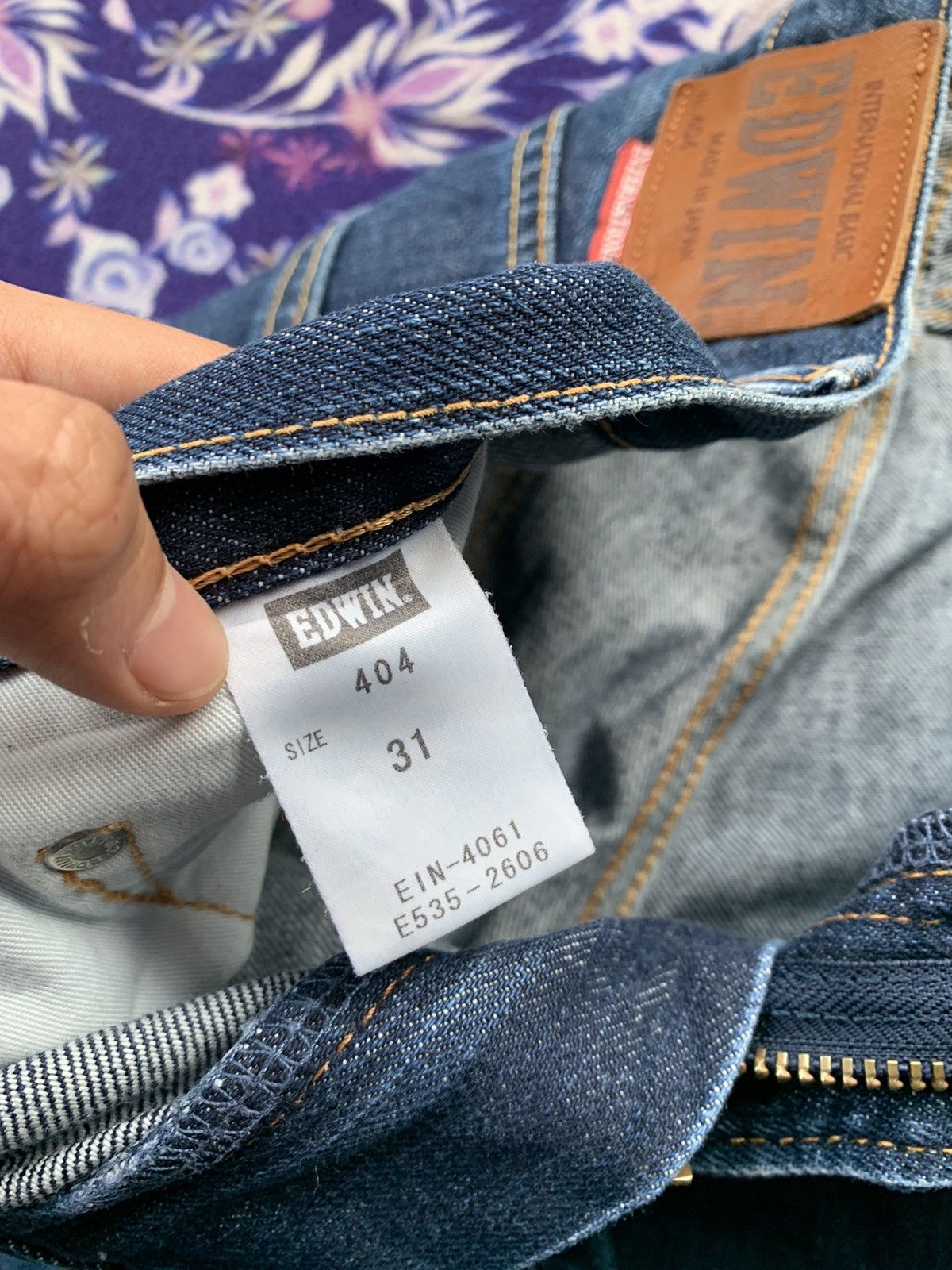 Edwin Vintage Edwin 404 Denim Size US 34 / EU 50 - 6 Thumbnail
