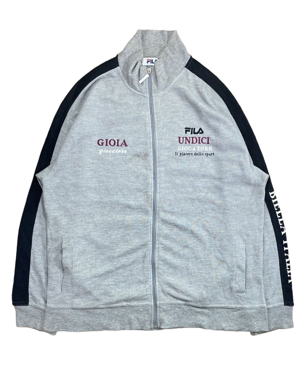 Fila × Vintage Vintage 90s Fila Undici Giocatore Light Jacket Size L Size US L / EU 52-54 / 3 - 1 Thumbnail