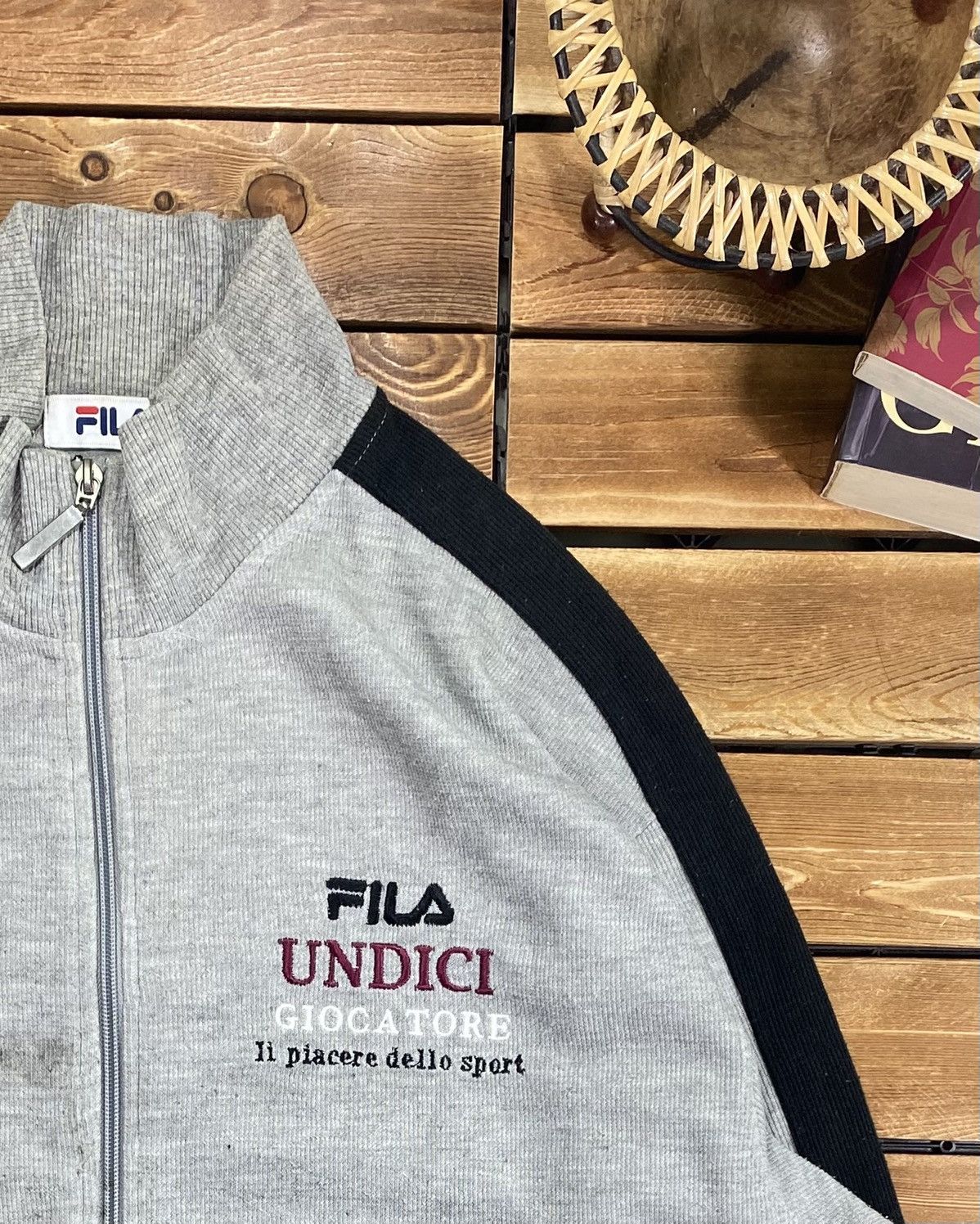 Fila × Vintage Vintage 90s Fila Undici Giocatore Light Jacket Size L Size US L / EU 52-54 / 3 - 5 Thumbnail