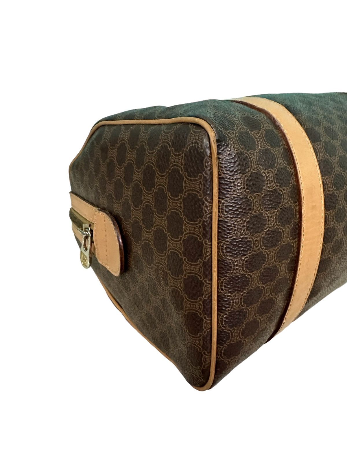Celine AUTHENTIC VINTAGE CELINE MACADAM 26 BOSTON BAG Size ONE SIZE - 10 Thumbnail