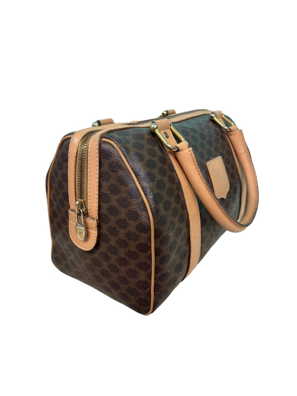 Celine AUTHENTIC VINTAGE CELINE MACADAM 26 BOSTON BAG Size ONE SIZE - 2 Thumbnail