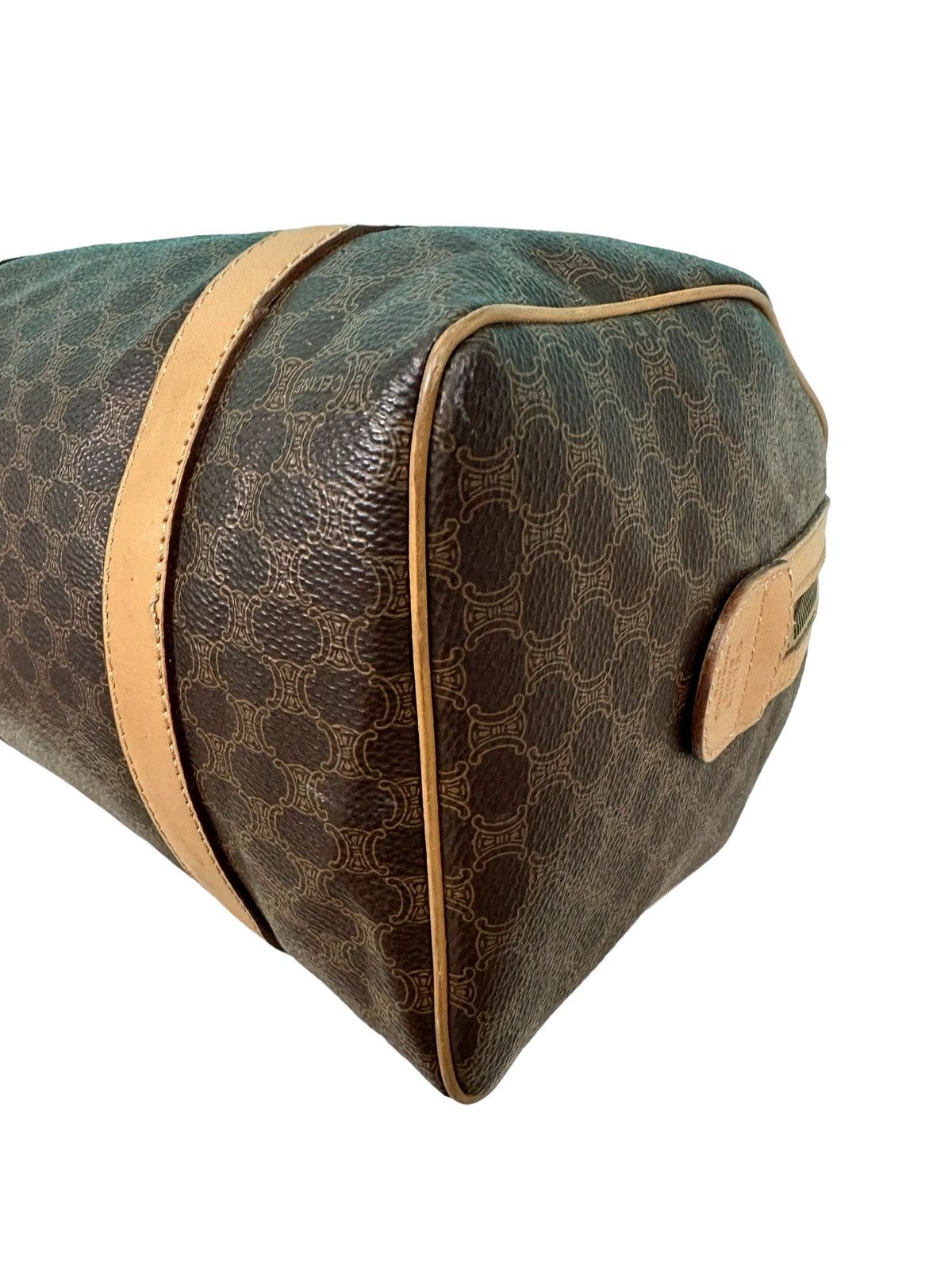 Celine AUTHENTIC VINTAGE CELINE MACADAM 26 BOSTON BAG Size ONE SIZE - 11 Thumbnail