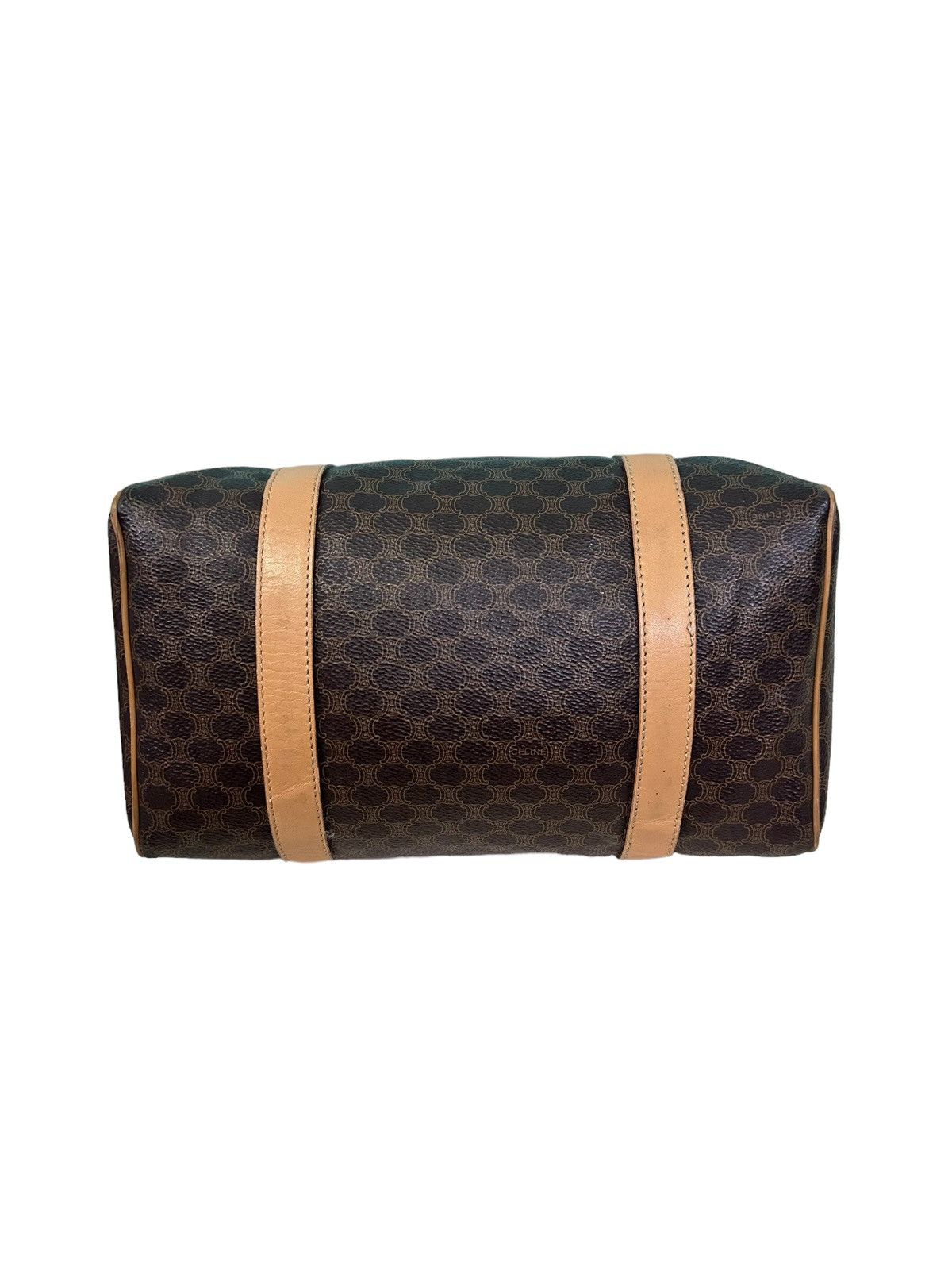 Celine AUTHENTIC VINTAGE CELINE MACADAM 26 BOSTON BAG Size ONE SIZE - 9 Thumbnail