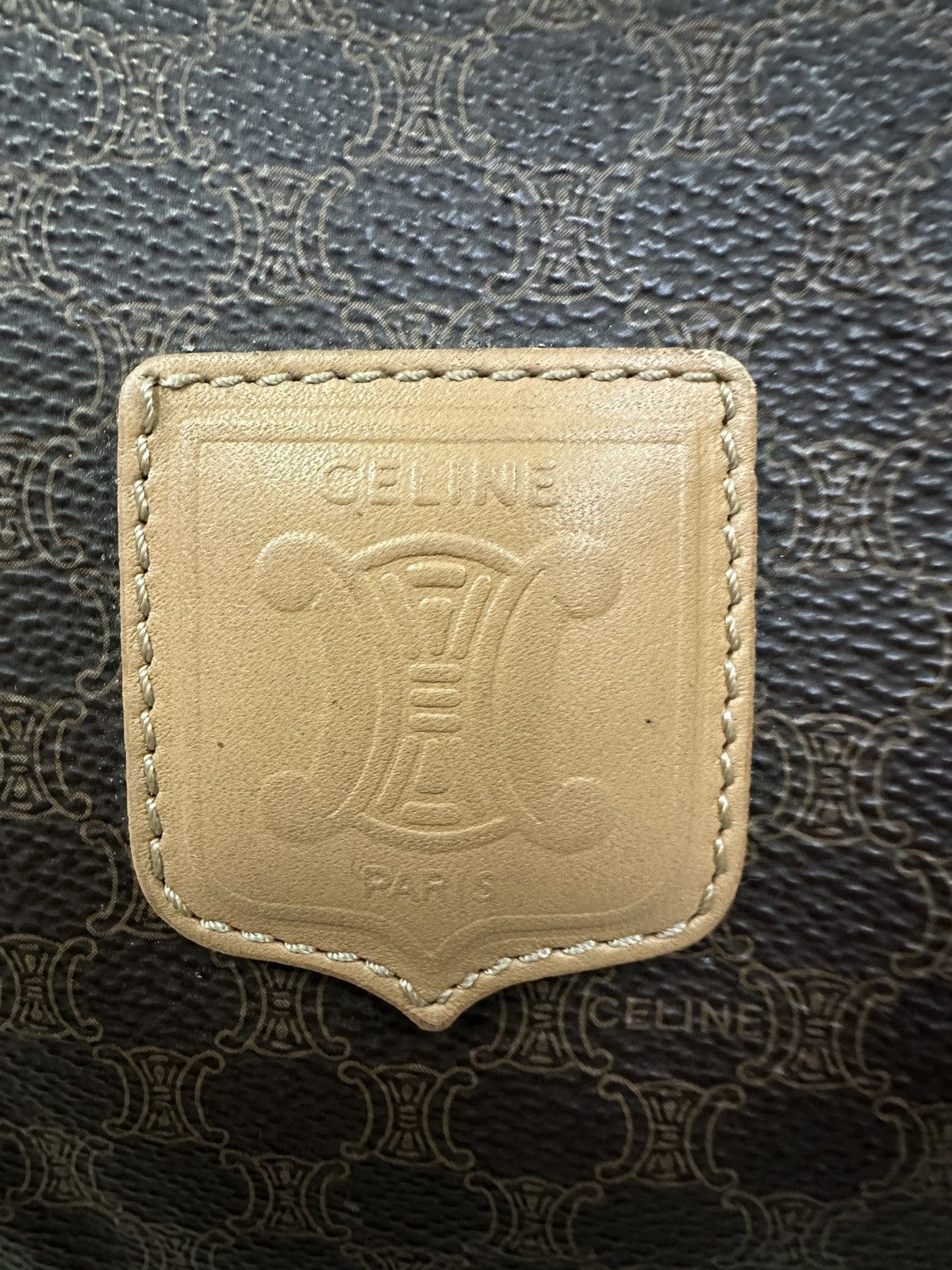 Celine AUTHENTIC VINTAGE CELINE MACADAM 26 BOSTON BAG Size ONE SIZE - 18 Thumbnail