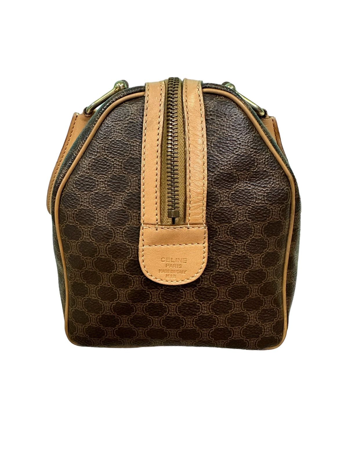 Celine AUTHENTIC VINTAGE CELINE MACADAM 26 BOSTON BAG Size ONE SIZE - 7 Thumbnail