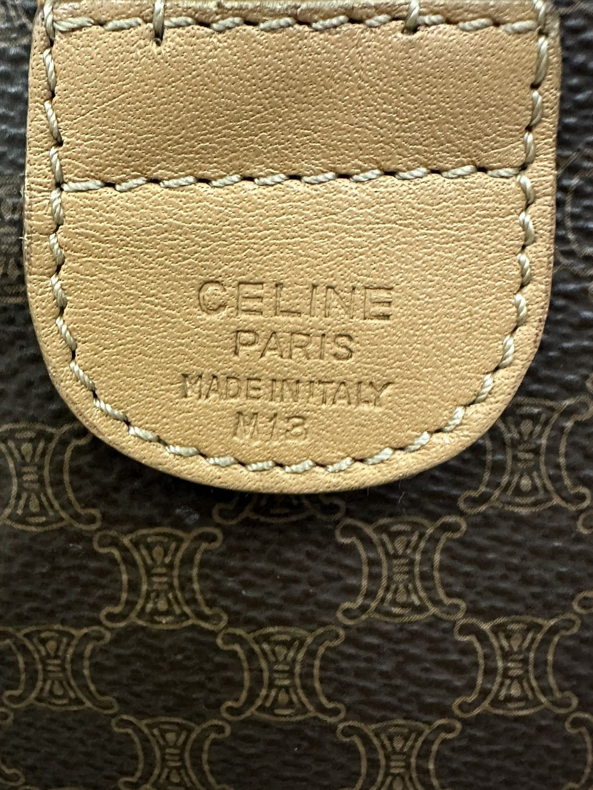 Celine AUTHENTIC VINTAGE CELINE MACADAM 26 BOSTON BAG Size ONE SIZE - 14 Thumbnail