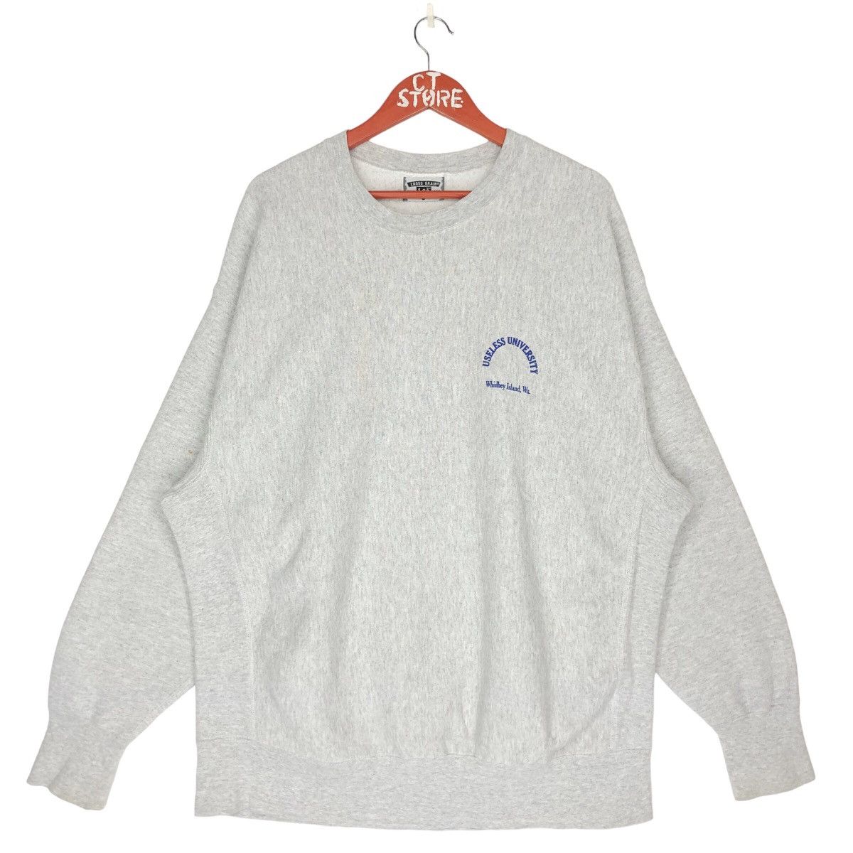 Lee × Vintage Reverse Weave Useless University Whidbey Island Sweaters Size US XL / EU 56 / 4 - 2 Thumbnail