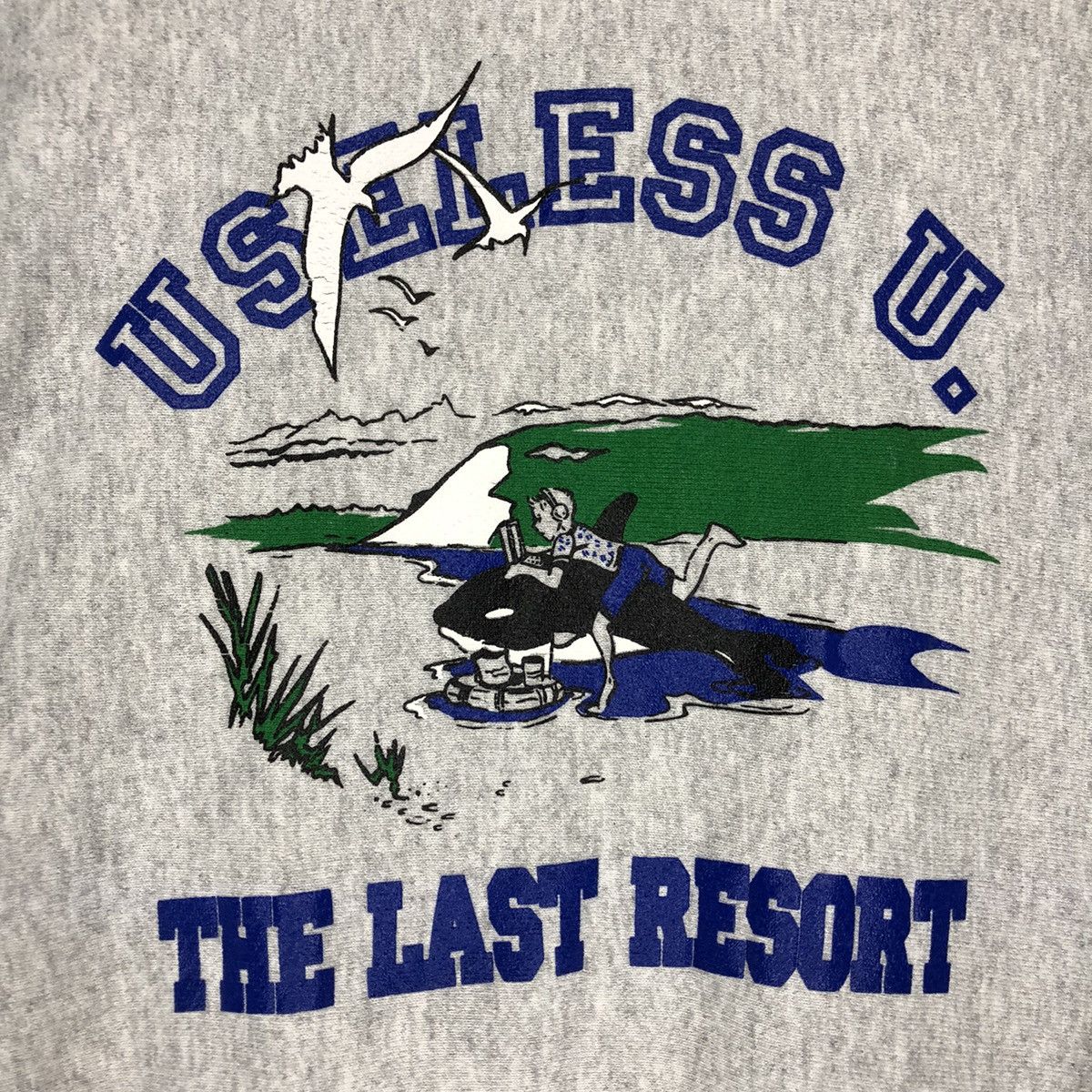 Lee × Vintage Reverse Weave Useless University Whidbey Island Sweaters Size US XL / EU 56 / 4 - 12 Thumbnail
