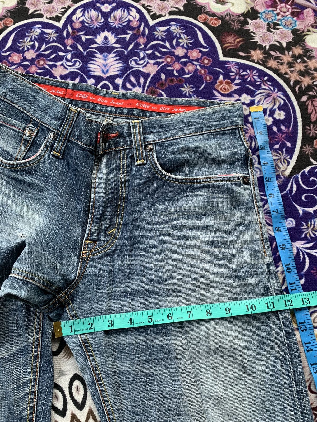 Edwin Vintage Edwin 503 Distressed Denim Size US 34 / EU 50 - 15 Thumbnail