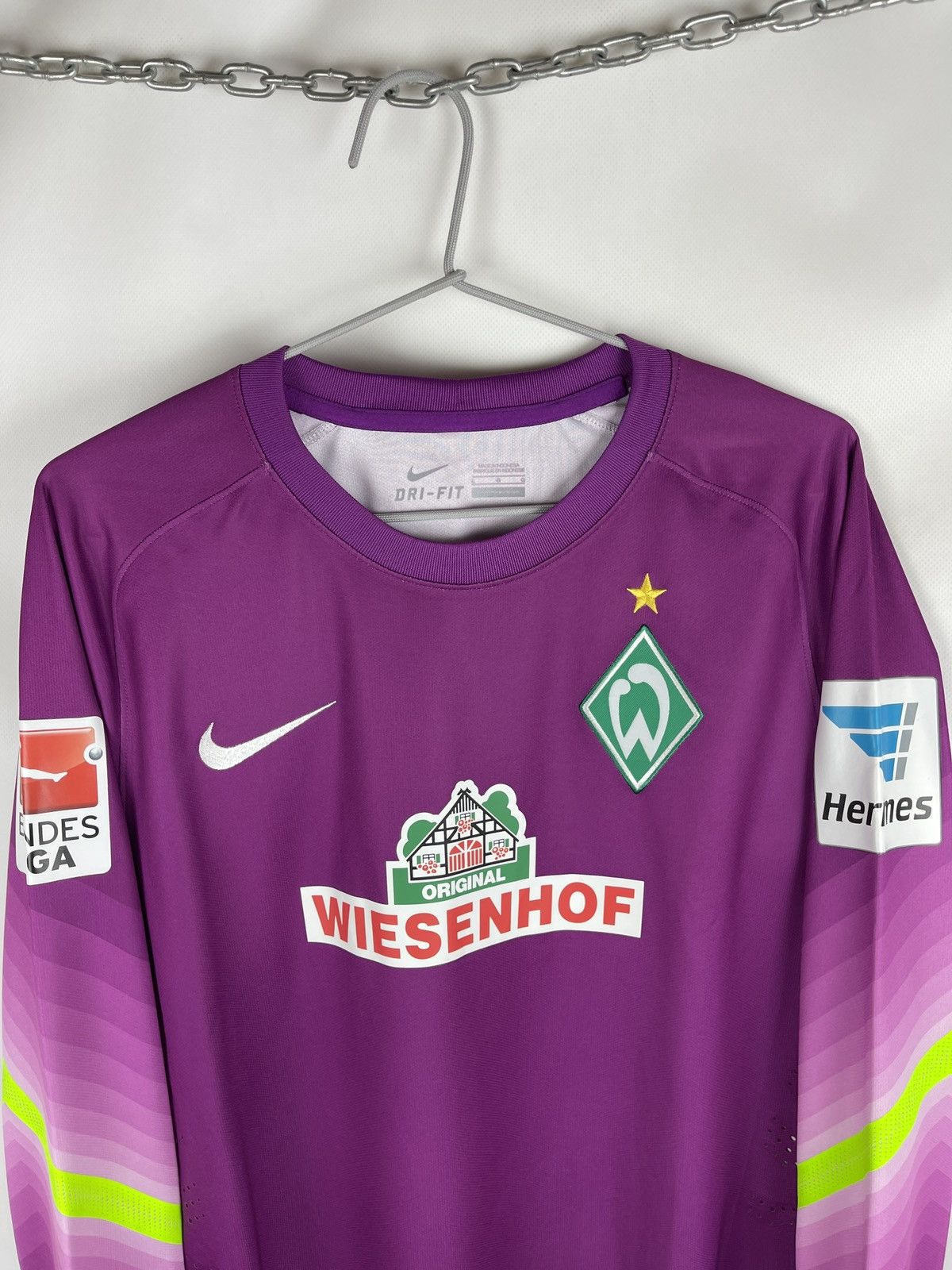 Nike Nike Werder Bremen 2014 #43 Oehlschlägel match worn shirt Size US L / EU 52-54 / 3 - 3 Thumbnail