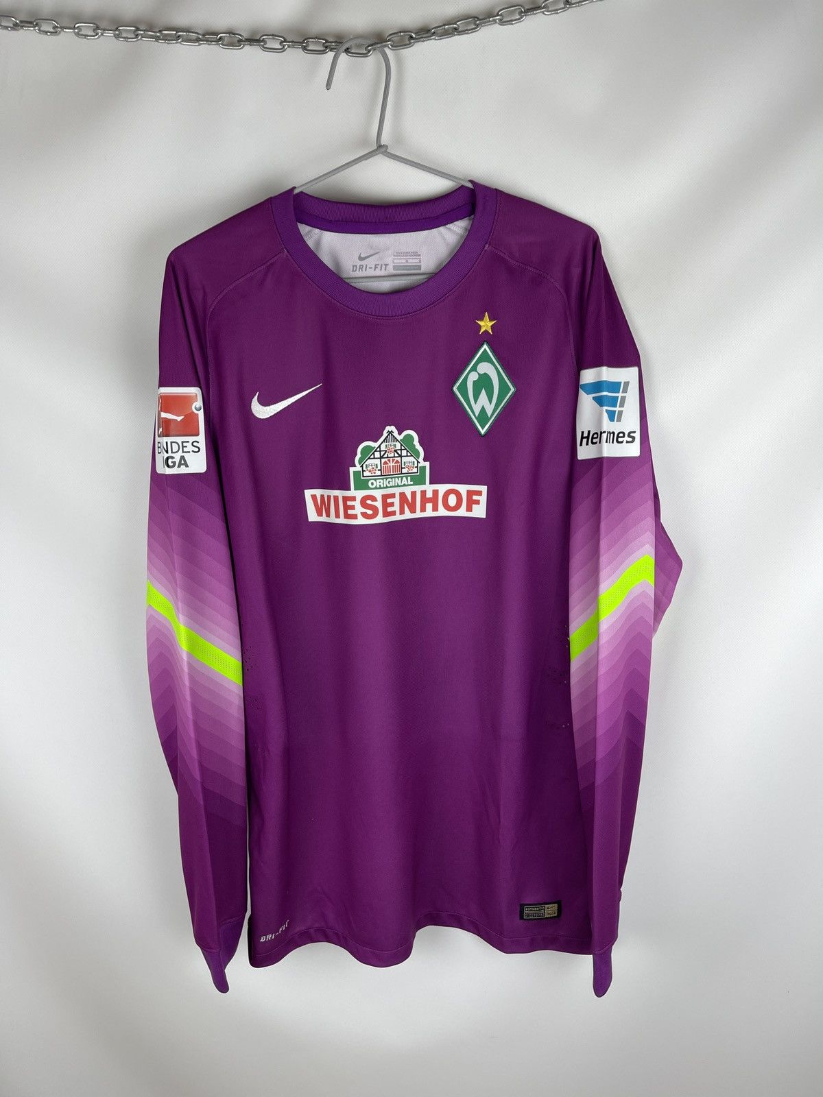 Nike Nike Werder Bremen 2014 #43 Oehlschlägel match worn shirt Size US L / EU 52-54 / 3 - 1 Thumbnail