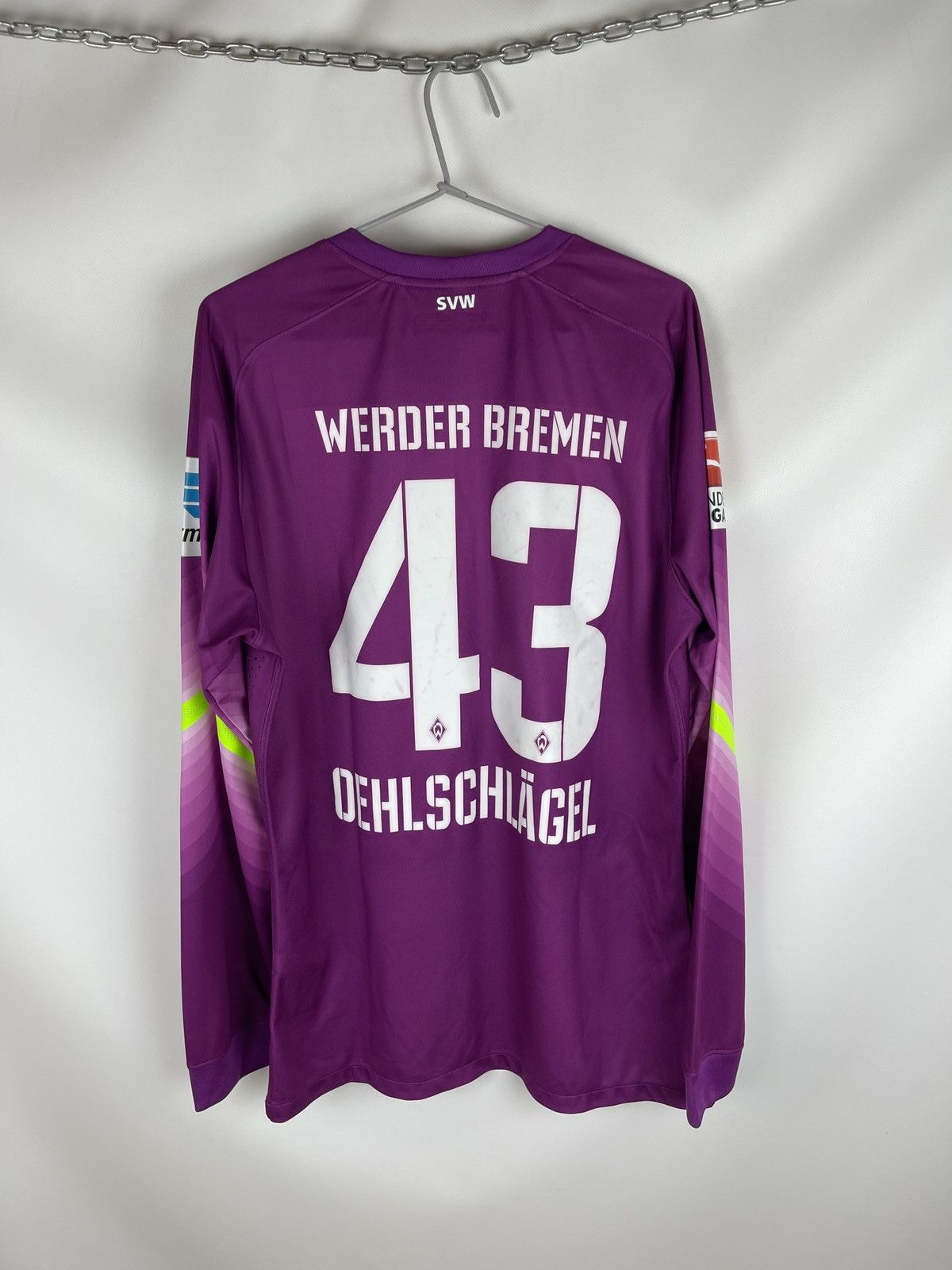 Nike Nike Werder Bremen 2014 #43 Oehlschlägel match worn shirt Size US L / EU 52-54 / 3 - 14 Thumbnail