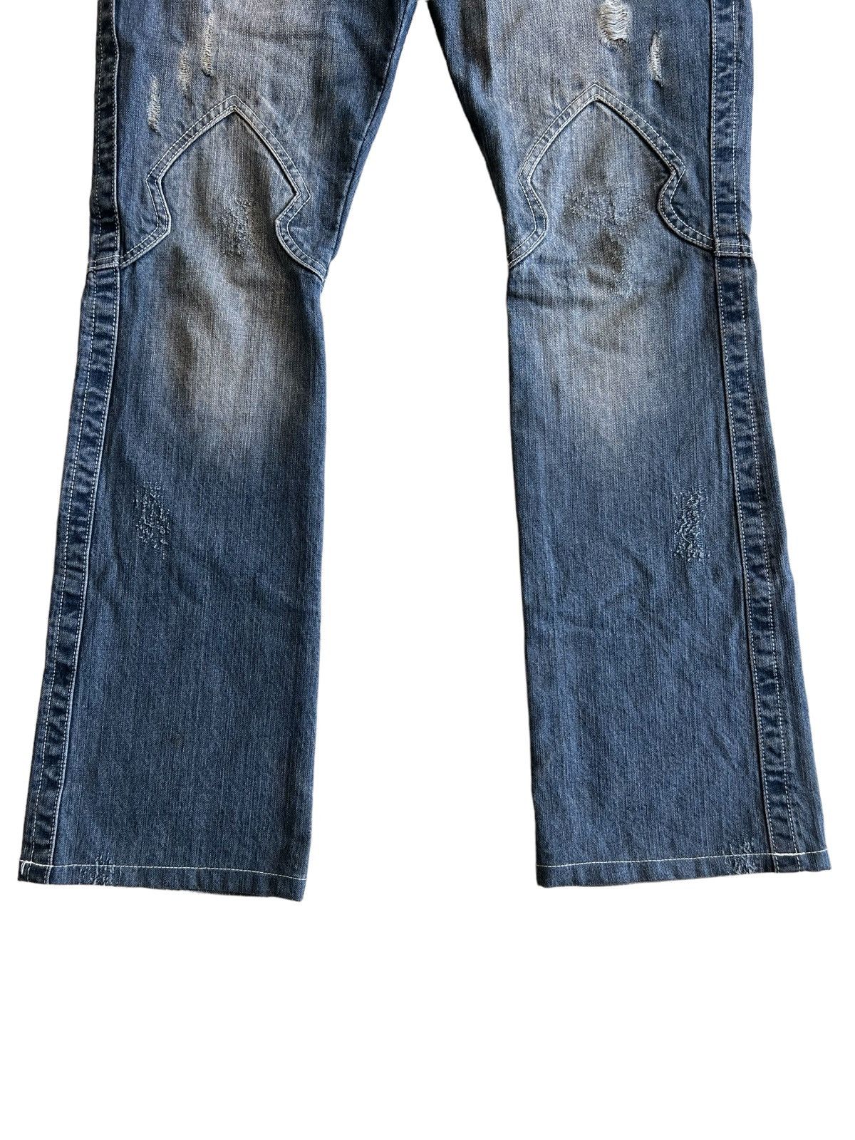 If Six Was Nine OG Semantic Design 🐍 Chrome Hearts Fleur De Lis Flare Jeans Size US 30 / EU 46 - 7 Thumbnail