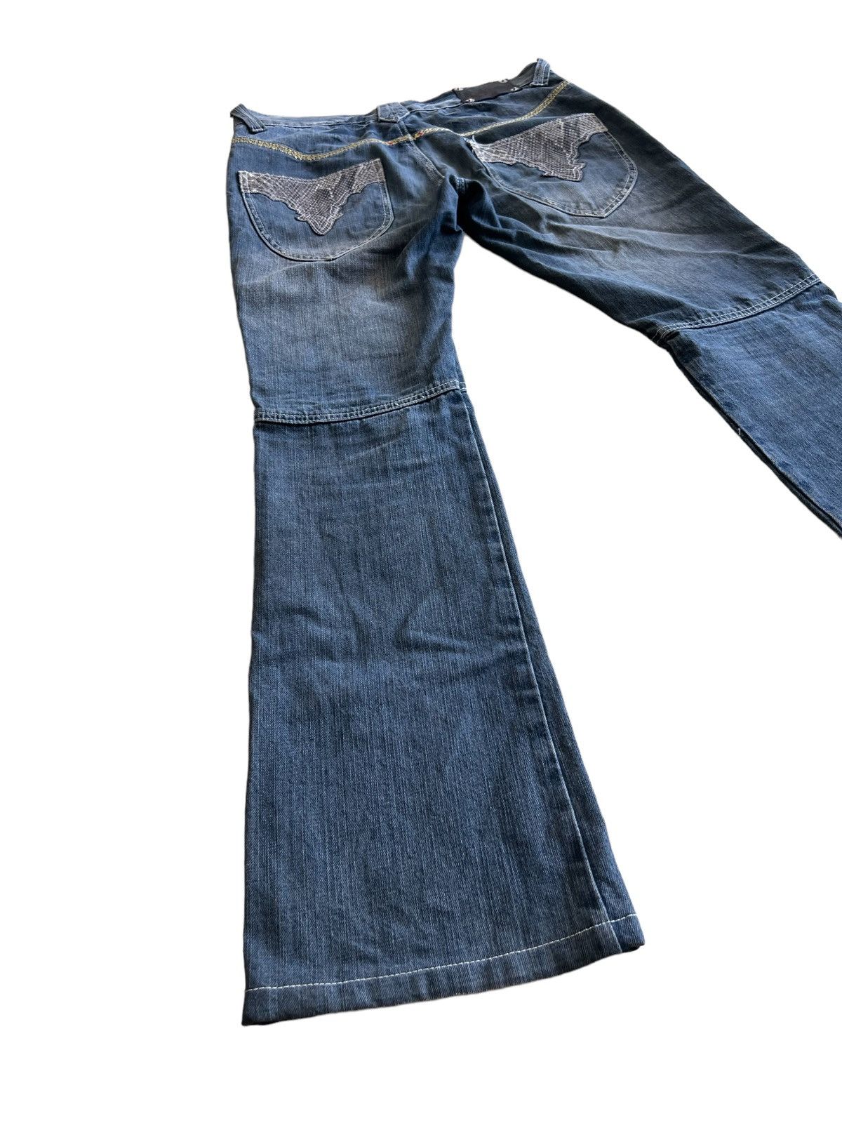If Six Was Nine OG Semantic Design 🐍 Chrome Hearts Fleur De Lis Flare Jeans Size US 30 / EU 46 - 3 Thumbnail