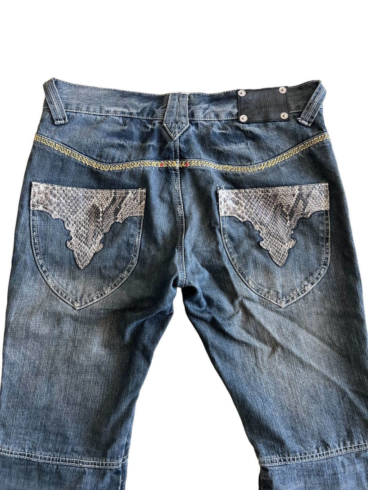 If Six Was Nine OG Semantic Design 🐍 Chrome Hearts Fleur De Lis Flare Jeans Size US 30 / EU 46 - 8 Thumbnail