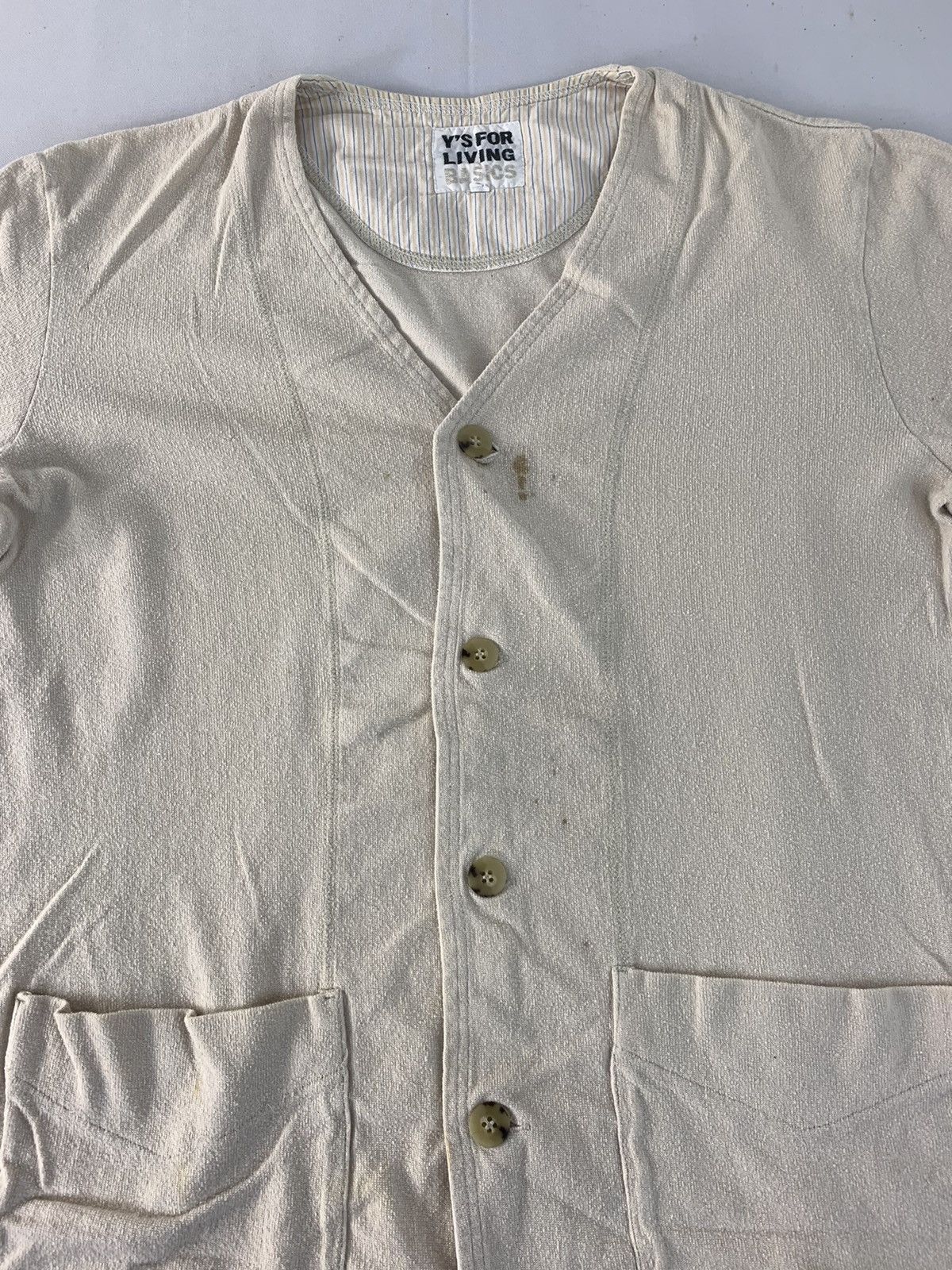 Y's Vintage Y’s For Living Basics Yohji Yamamoto Cardigan Jumper Size M / US 6-8 / IT 42-44 - 2 Thumbnail