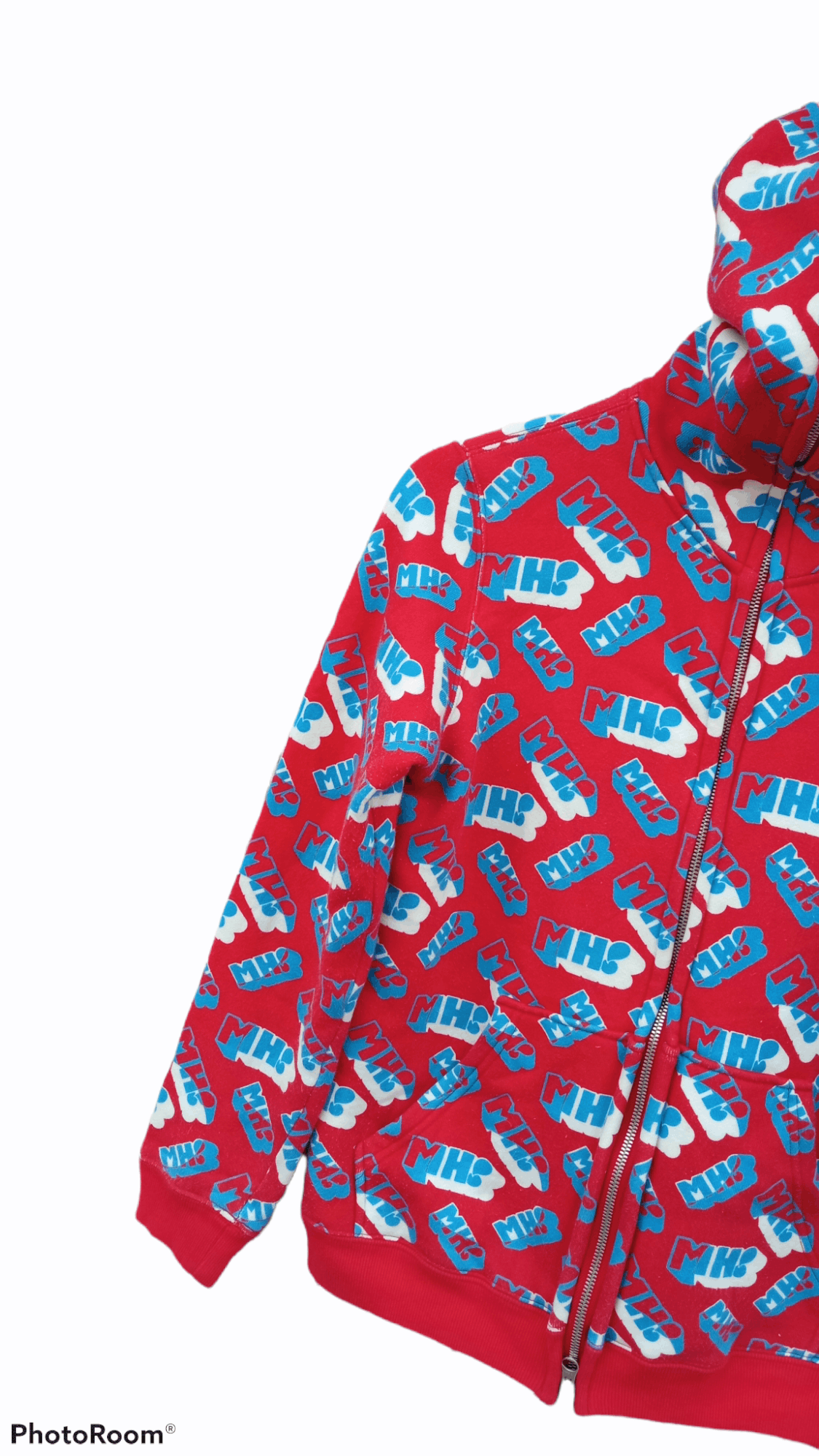 Japanese Brand × Vintage 🔥🔥Vintage Mad Hectic Full Zipper Full Print Hoodie Size US S / EU 44-46 / 1 - 8 Thumbnail