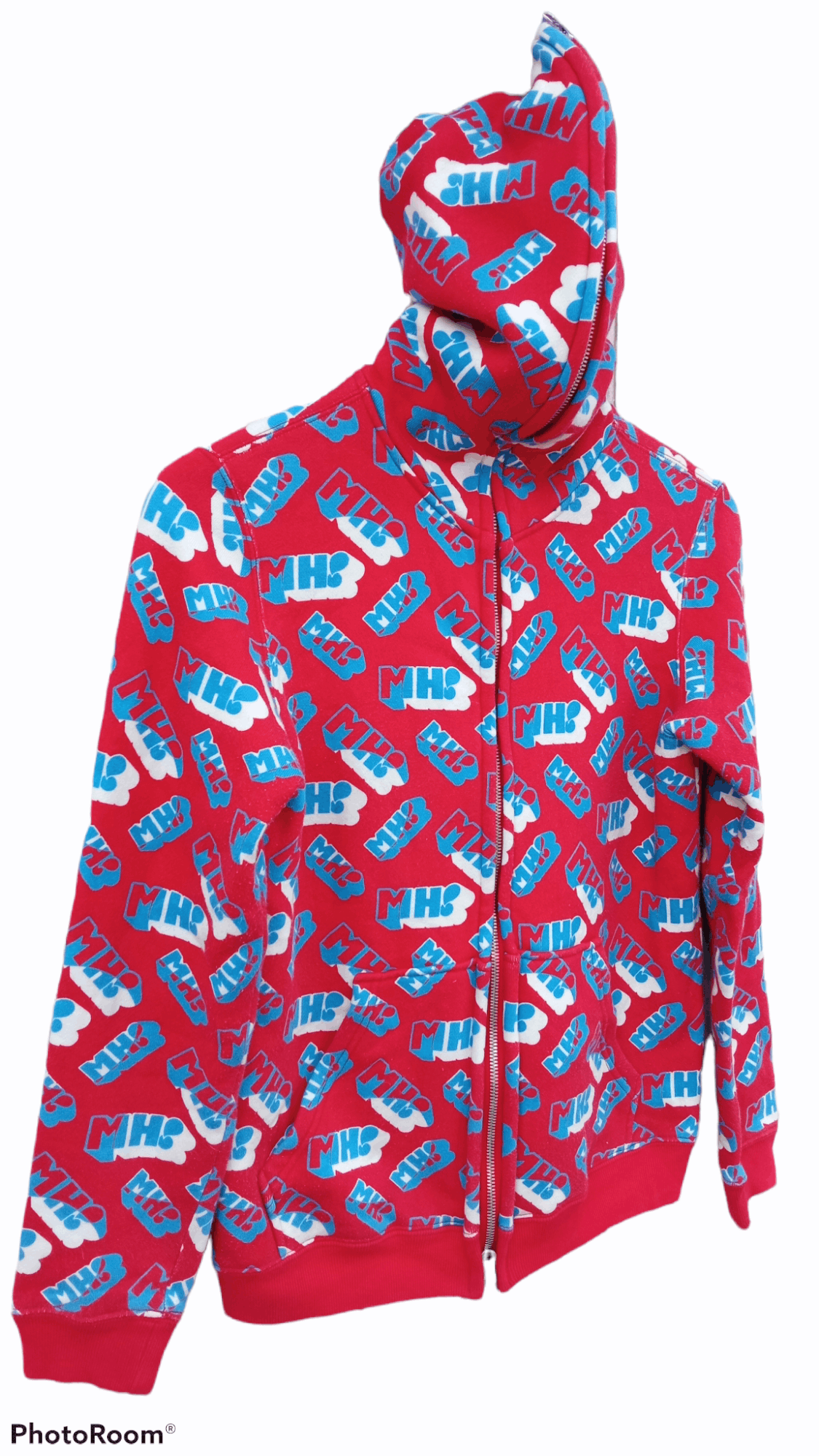 Japanese Brand × Vintage 🔥🔥Vintage Mad Hectic Full Zipper Full Print Hoodie Size US S / EU 44-46 / 1 - 2 Thumbnail