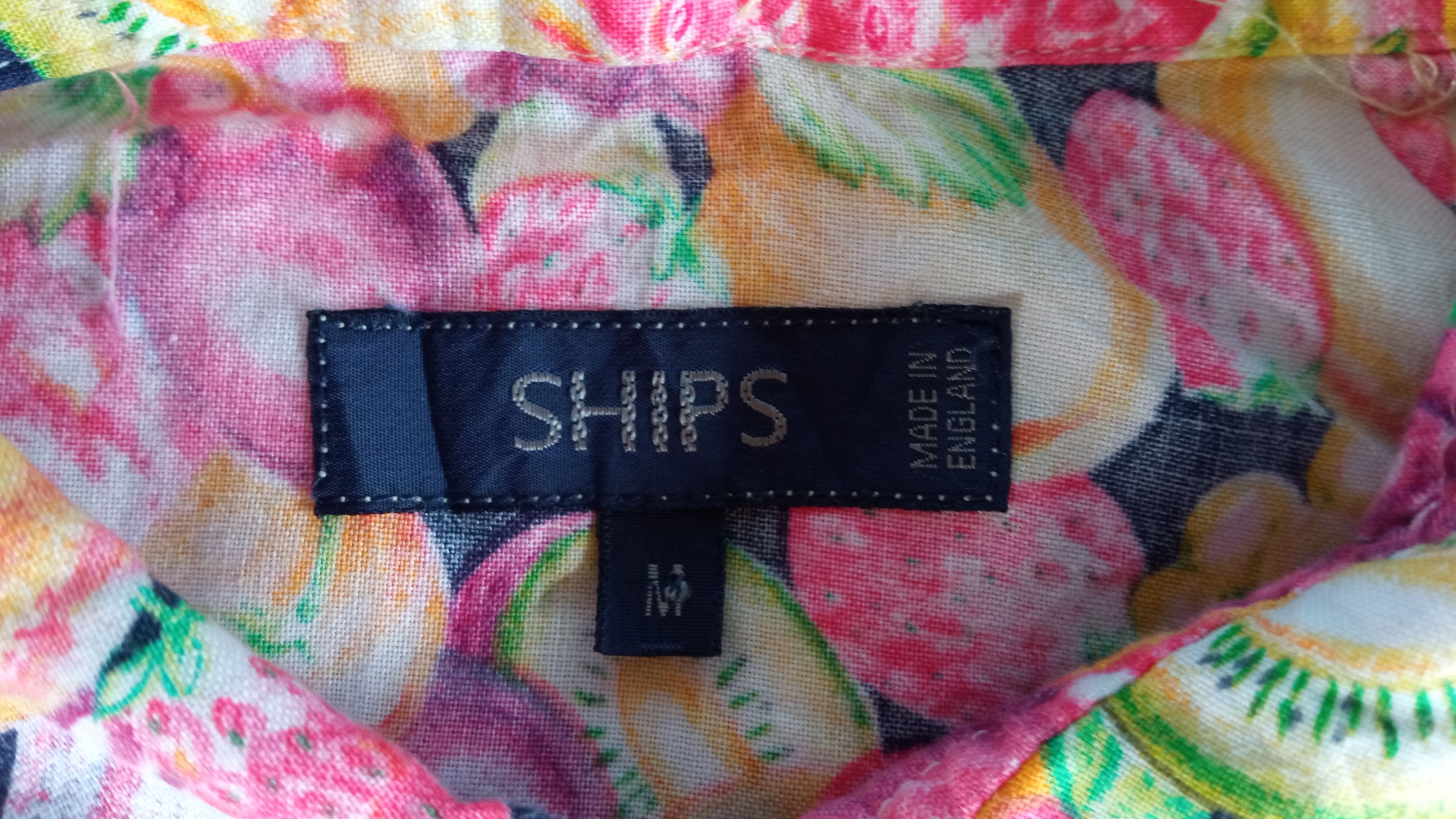Japanese Brand × SHIPS × Vintage 🔥🔥Vintage Style Ships Fruity Full Print Pullover Shirt Size US M / EU 48-50 / 2 - 22 Thumbnail