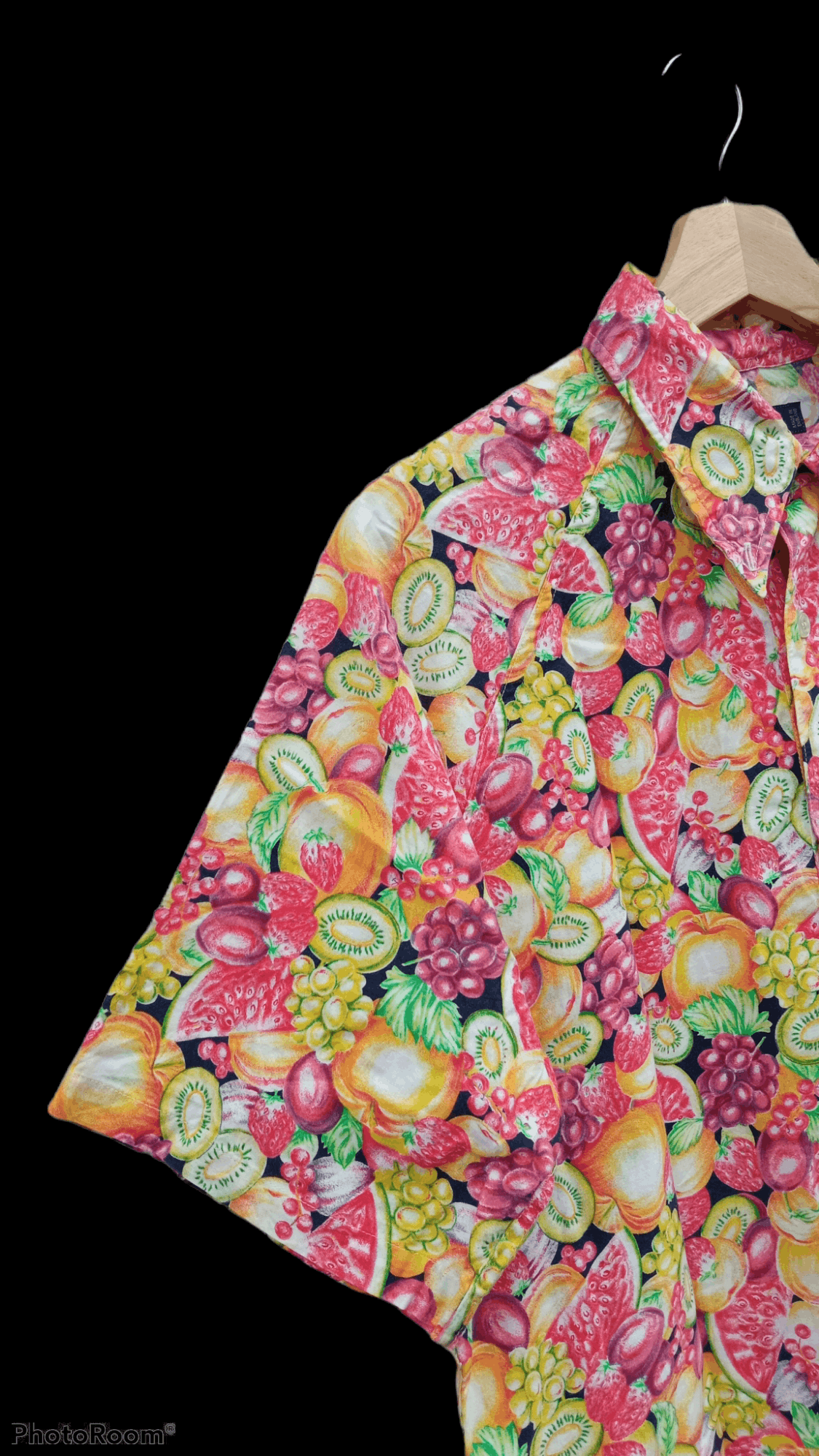 Japanese Brand × SHIPS × Vintage 🔥🔥Vintage Style Ships Fruity Full Print Pullover Shirt Size US M / EU 48-50 / 2 - 7 Thumbnail