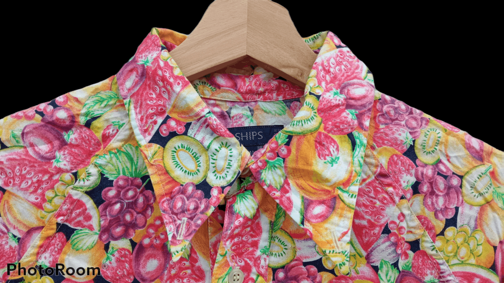 Japanese Brand × SHIPS × Vintage 🔥🔥Vintage Style Ships Fruity Full Print Pullover Shirt Size US M / EU 48-50 / 2 - 17 Thumbnail