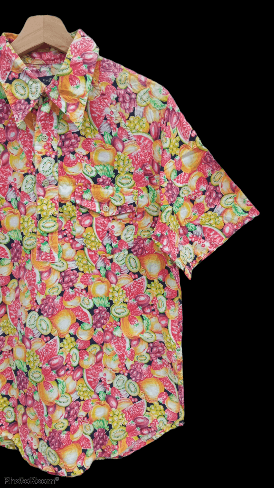 Japanese Brand × SHIPS × Vintage 🔥🔥Vintage Style Ships Fruity Full Print Pullover Shirt Size US M / EU 48-50 / 2 - 5 Thumbnail