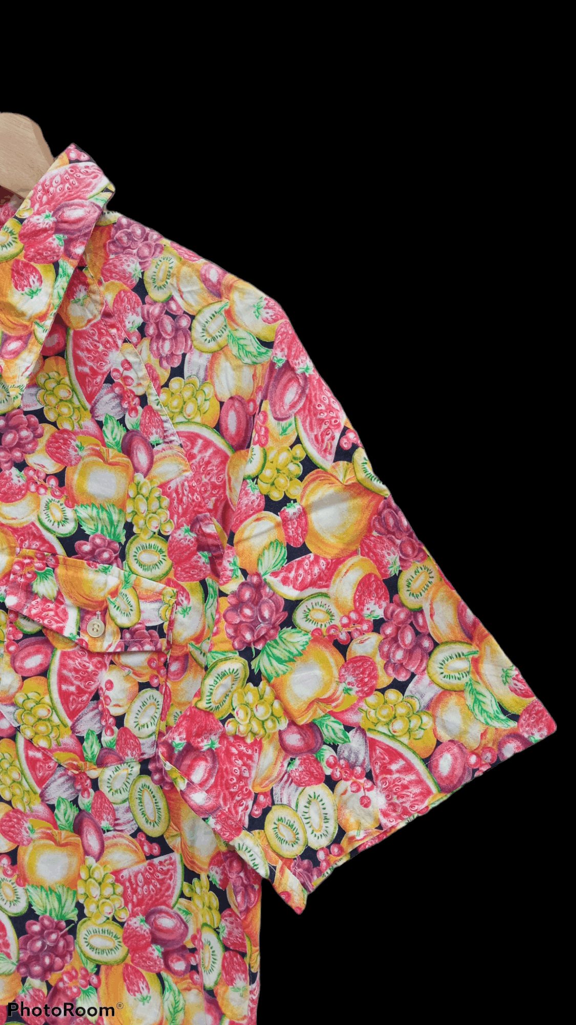 Japanese Brand × SHIPS × Vintage 🔥🔥Vintage Style Ships Fruity Full Print Pullover Shirt Size US M / EU 48-50 / 2 - 10 Thumbnail