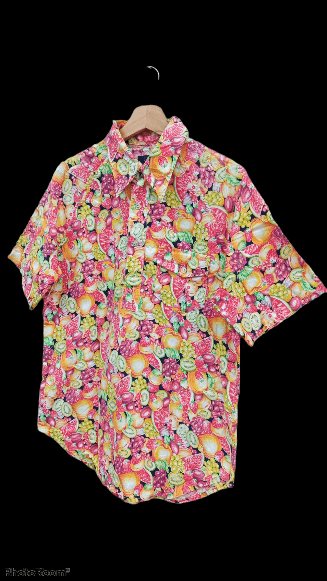 Japanese Brand × SHIPS × Vintage 🔥🔥Vintage Style Ships Fruity Full Print Pullover Shirt Size US M / EU 48-50 / 2 - 3 Thumbnail