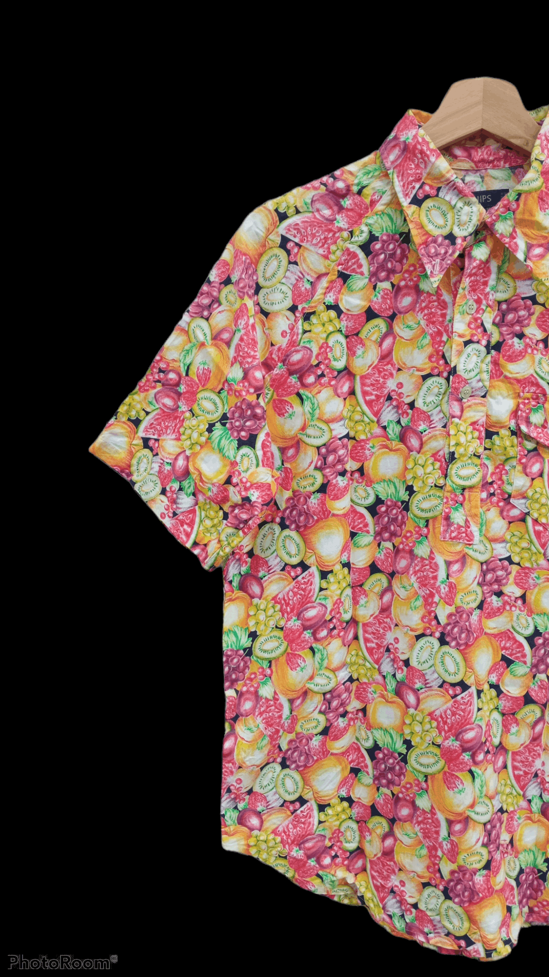 Japanese Brand × SHIPS × Vintage 🔥🔥Vintage Style Ships Fruity Full Print Pullover Shirt Size US M / EU 48-50 / 2 - 4 Thumbnail