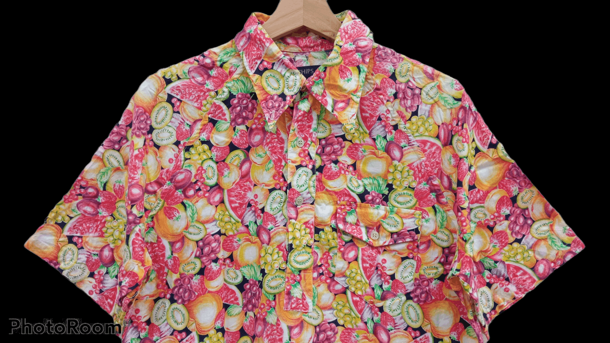 Japanese Brand × SHIPS × Vintage 🔥🔥Vintage Style Ships Fruity Full Print Pullover Shirt Size US M / EU 48-50 / 2 - 12 Thumbnail