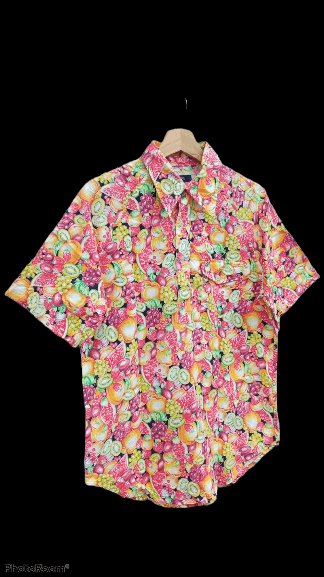 Japanese Brand × SHIPS × Vintage 🔥🔥Vintage Style Ships Fruity Full Print Pullover Shirt Size US M / EU 48-50 / 2 - 2 Thumbnail