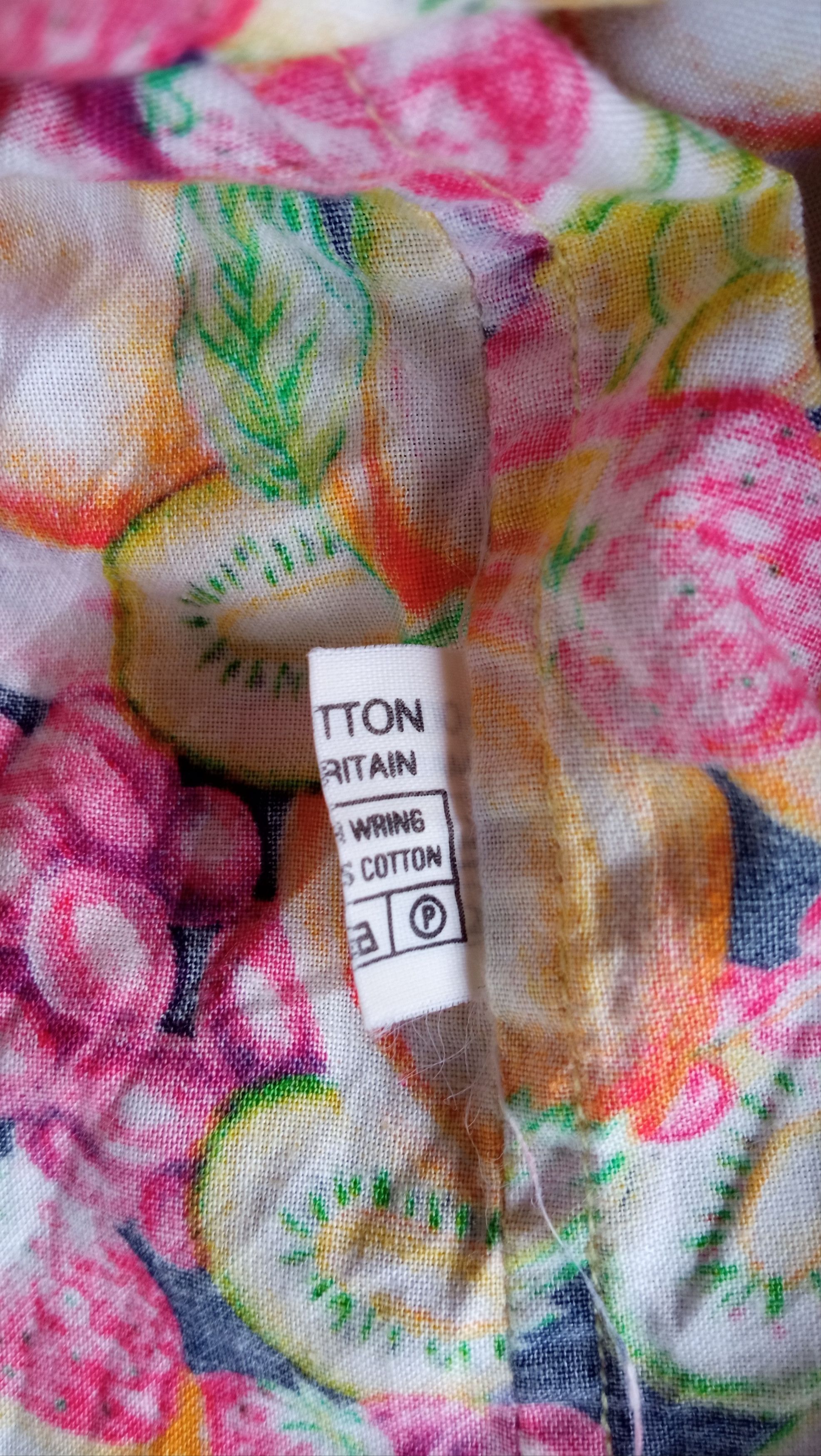 Japanese Brand × SHIPS × Vintage 🔥🔥Vintage Style Ships Fruity Full Print Pullover Shirt Size US M / EU 48-50 / 2 - 24 Thumbnail