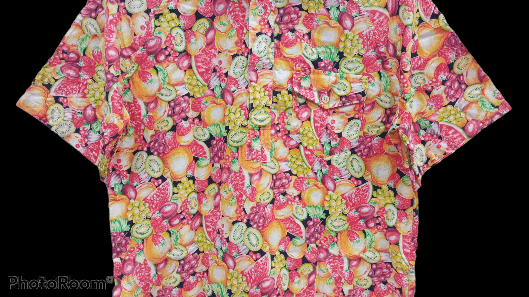 Japanese Brand × SHIPS × Vintage 🔥🔥Vintage Style Ships Fruity Full Print Pullover Shirt Size US M / EU 48-50 / 2 - 13 Thumbnail