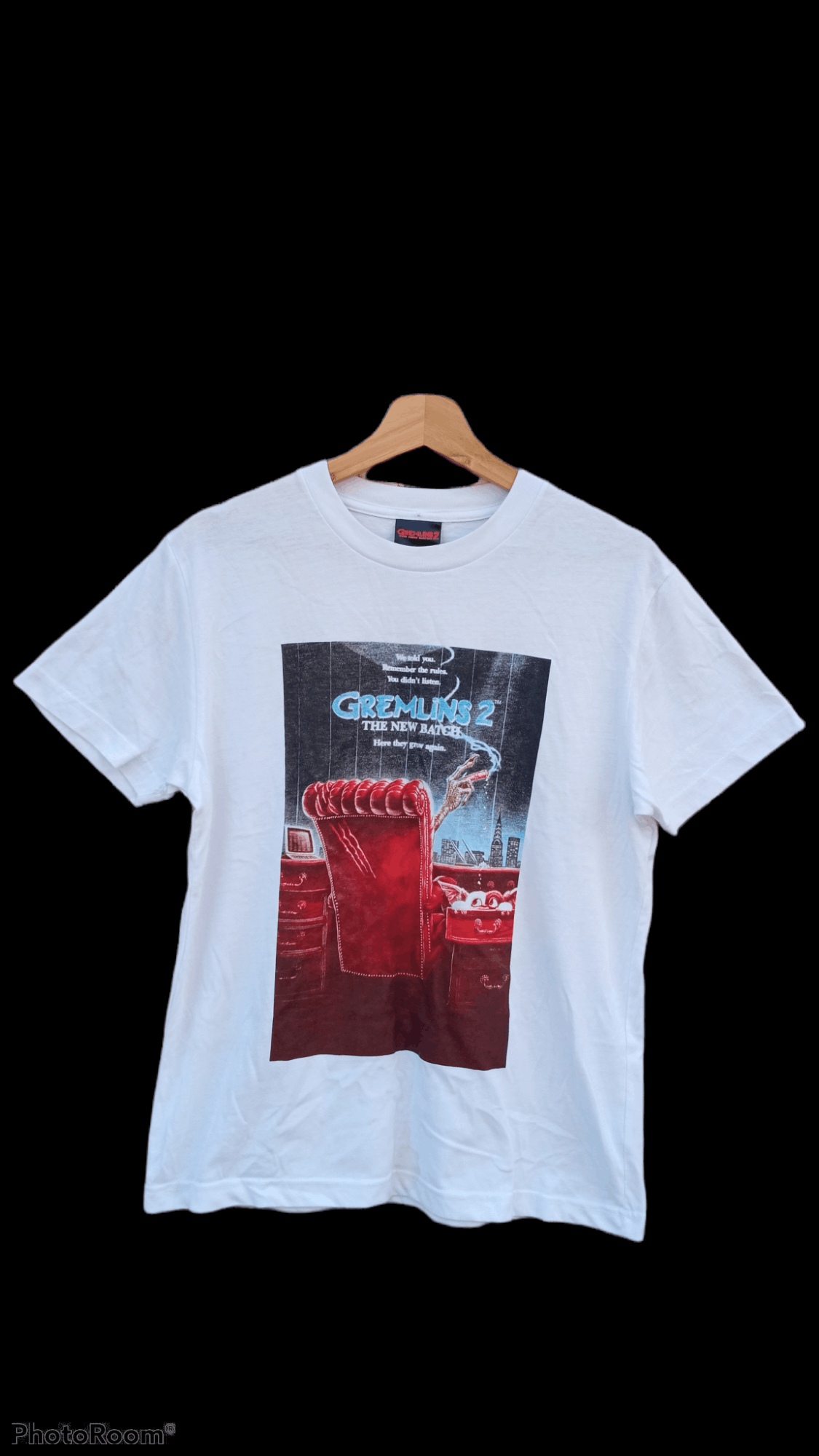 image of 1990 Gremlins 2 The New Batch Movie T-Shirt in White, Men's (Size Medium)