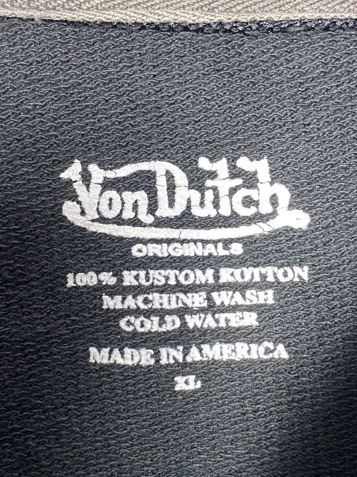 Von Dutch Vintage Von Dutch Zipper Crewneck Size US XL / EU 56 / 4 - 7 Thumbnail