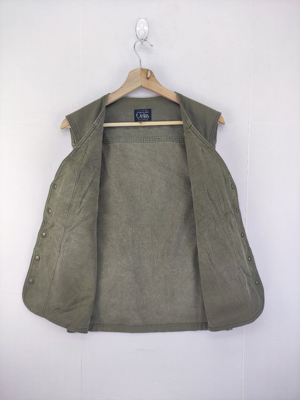 Japanese Brand × Vintage Vintage Capitan Vest Snap Button Size US M / EU 48-50 / 2 - 2 Thumbnail