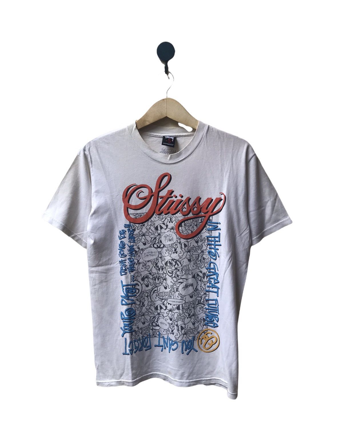 Stussy × Vintage ❗️NEED GONE❗️Vintage Stussy T-shirt Size US S / EU 44-46 / 1 - 1 Thumbnail