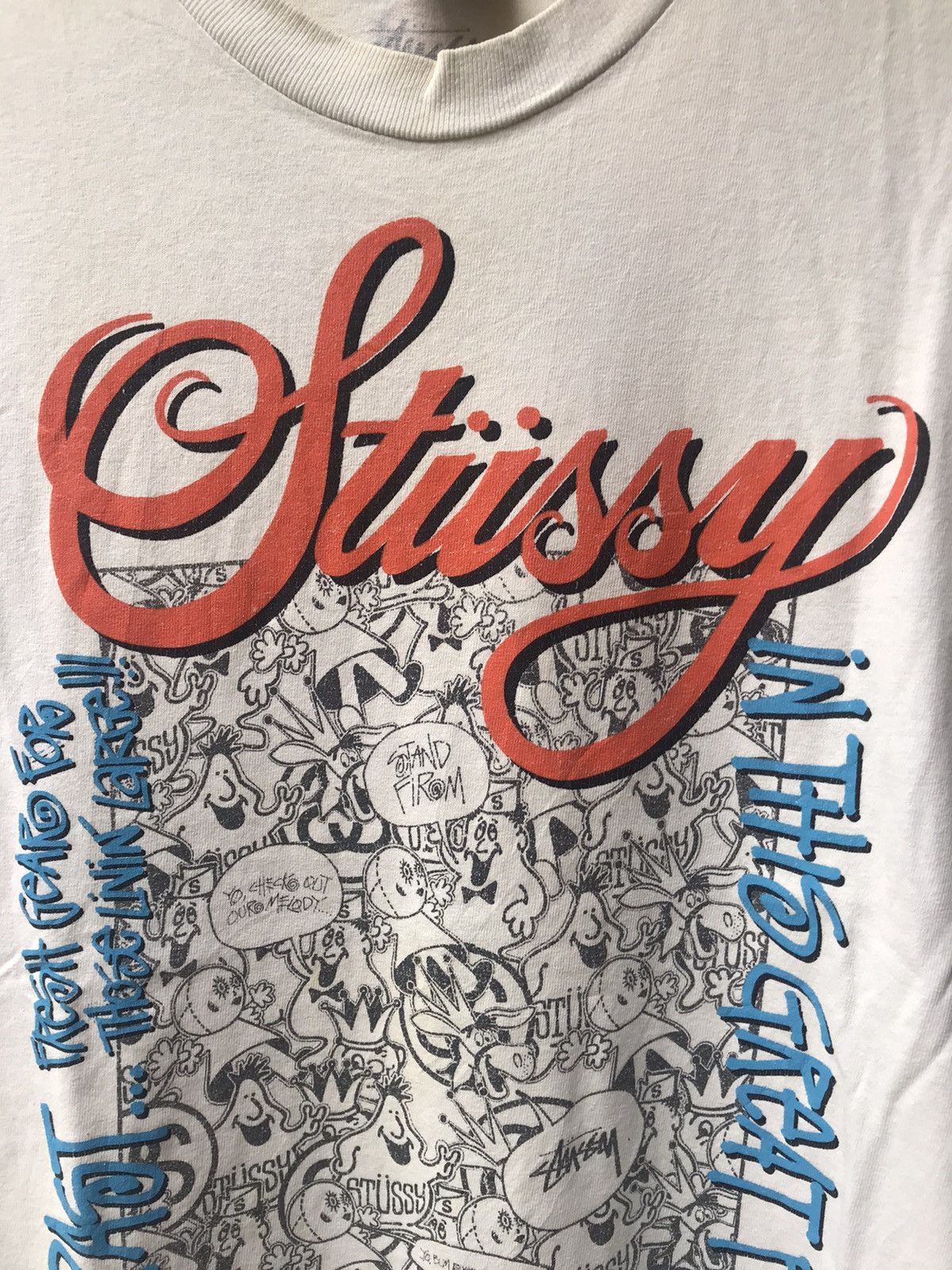 Stussy × Vintage ❗️NEED GONE❗️Vintage Stussy T-shirt Size US S / EU 44-46 / 1 - 3 Thumbnail